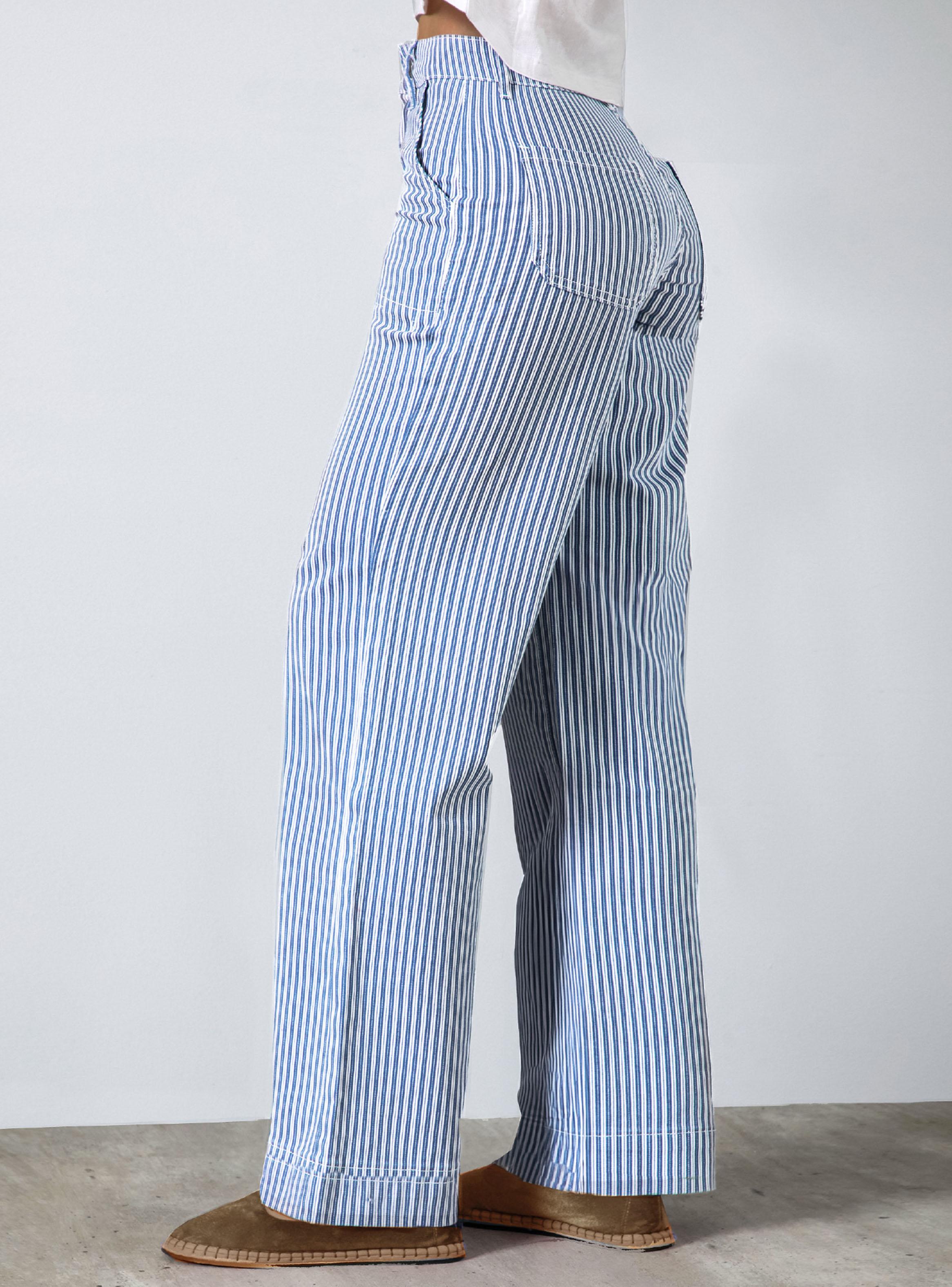 Jeans Pants Denim Rayas-2