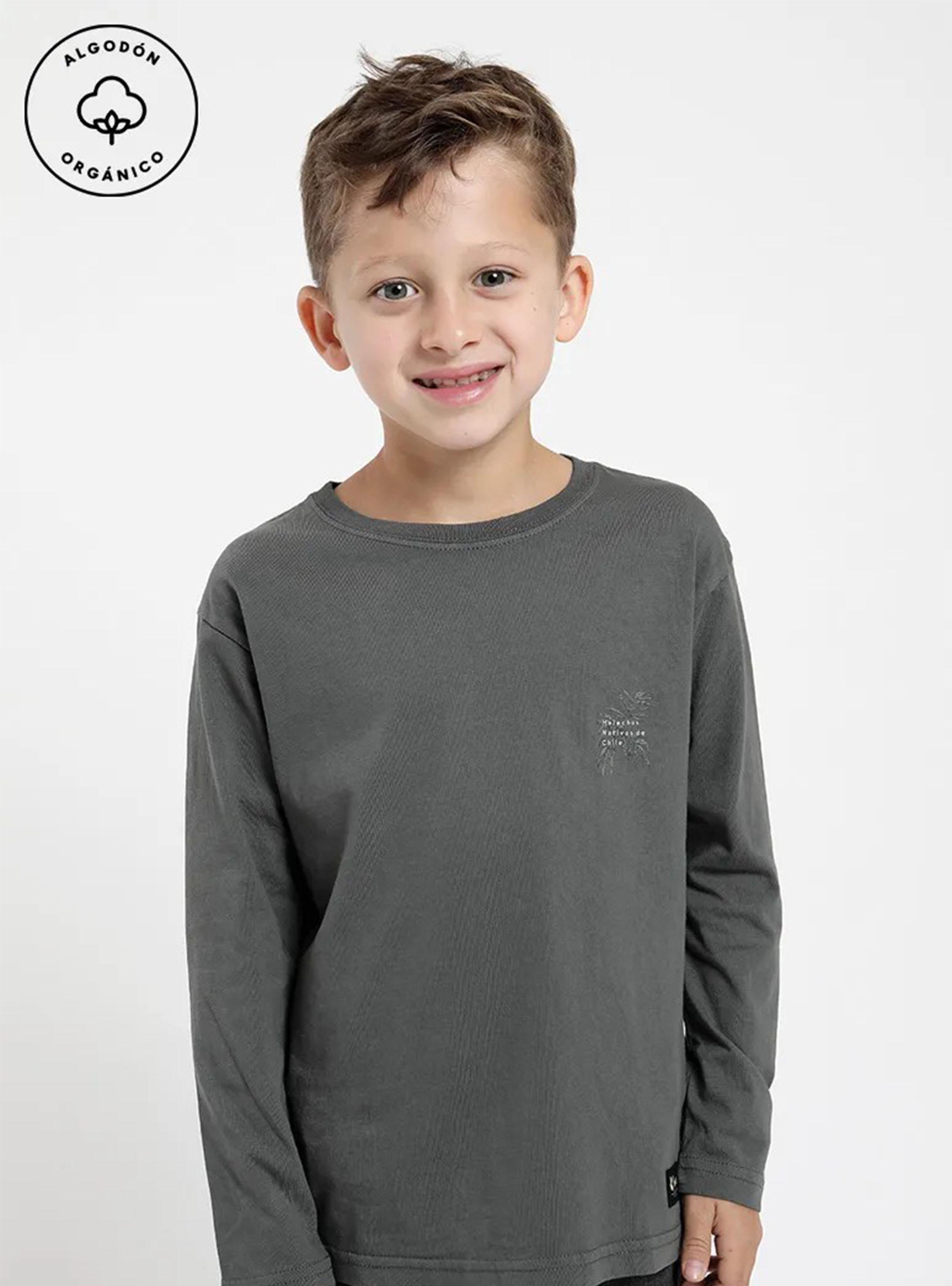 Polera Kids Diseño Helechos-3