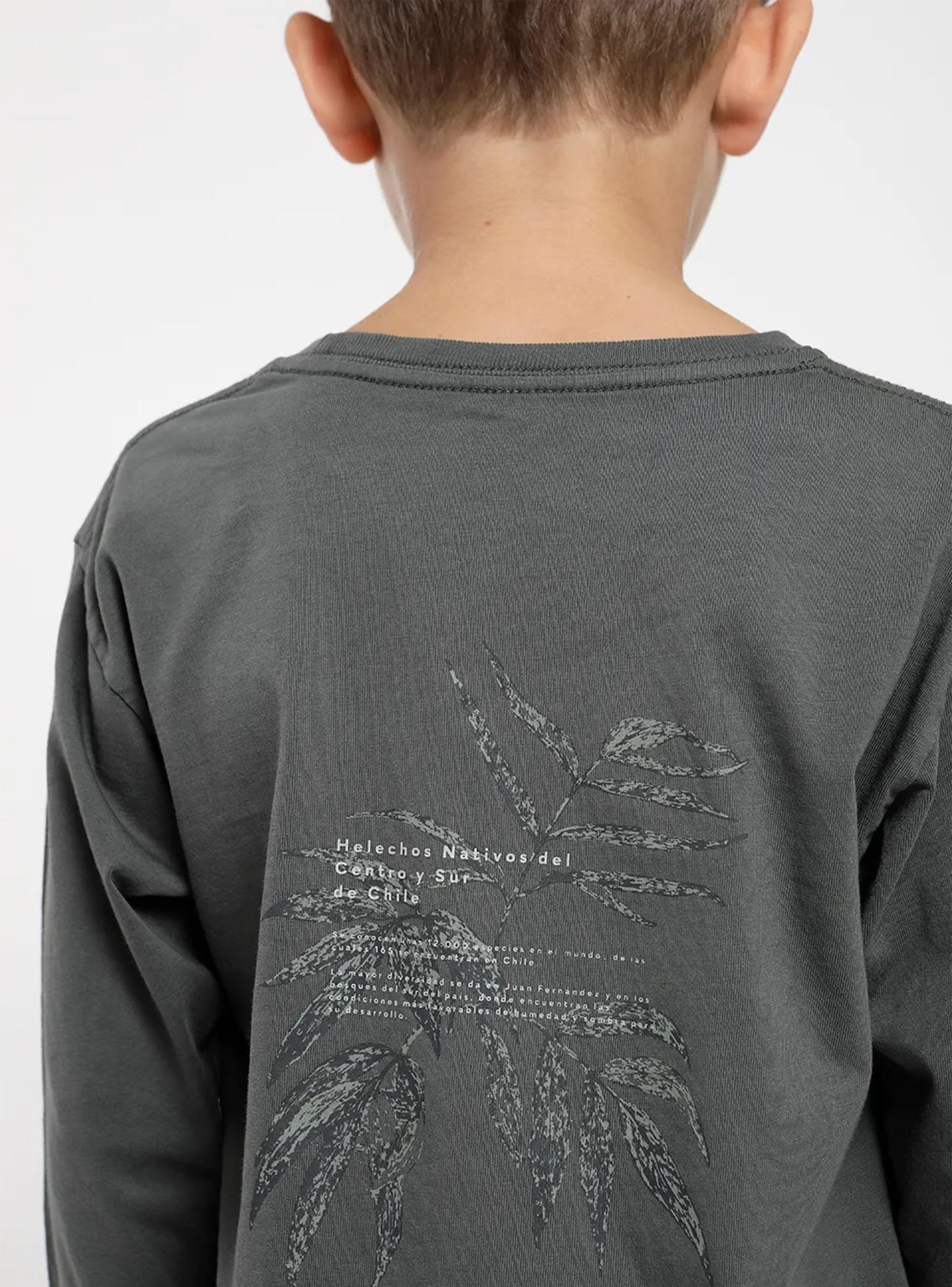 Polera Kids Diseño Helechos-2