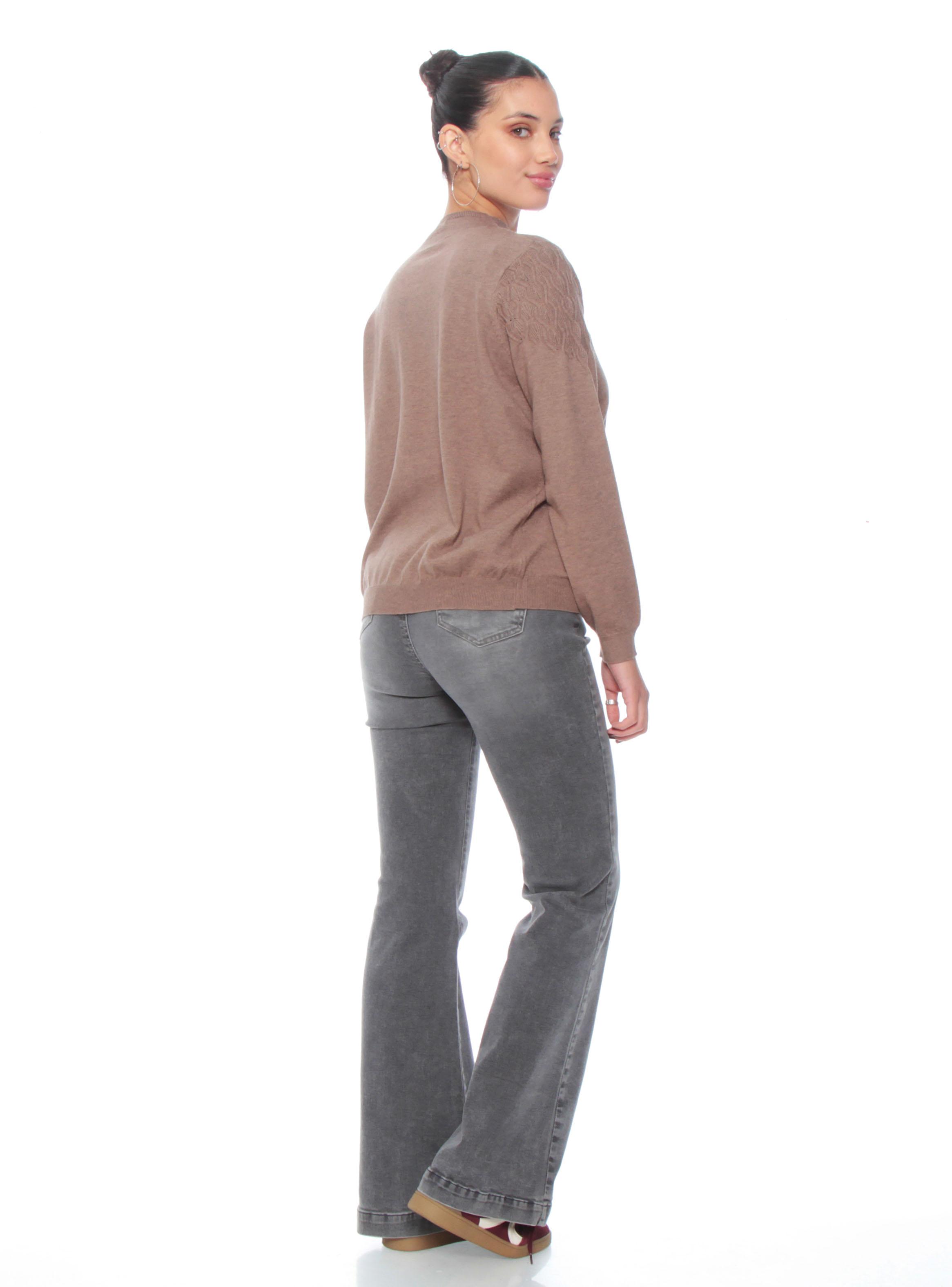 Sweater Manga Larga Cuello Alto-4