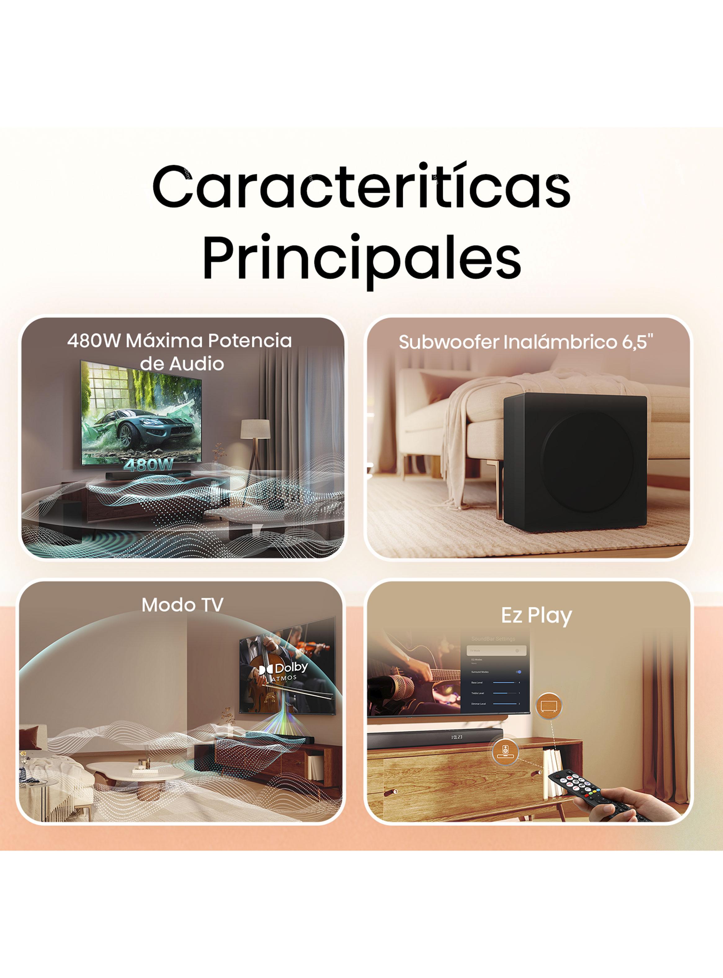 Soundbar 50W HS3100 3.1 CH-2