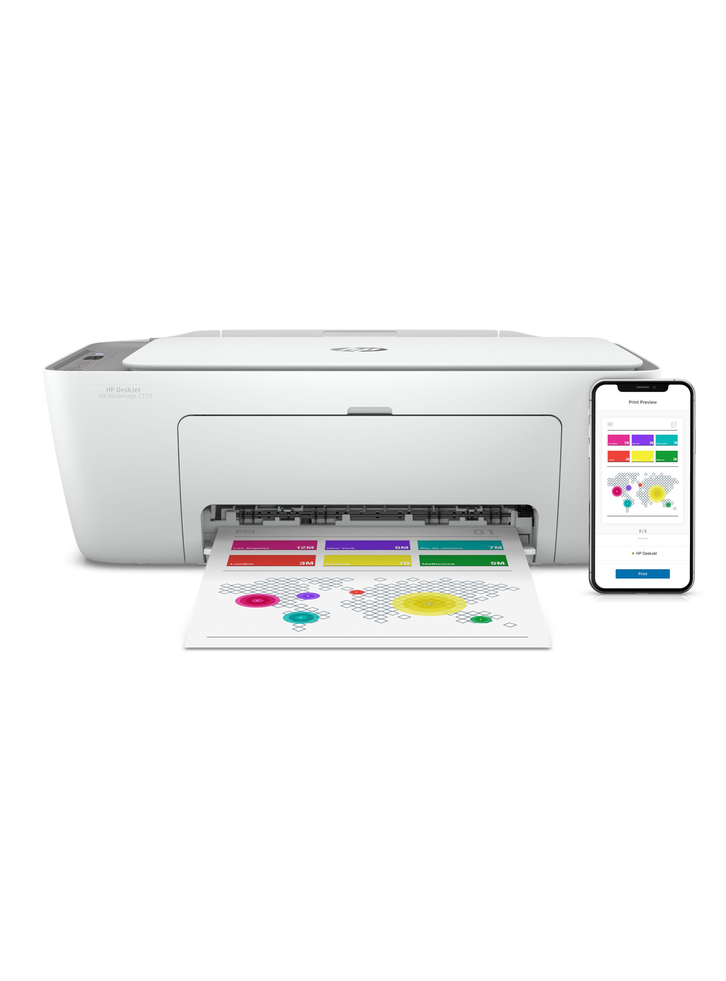 Impresora HP Multifuncional DeskJet Ink Advantage 2775-2