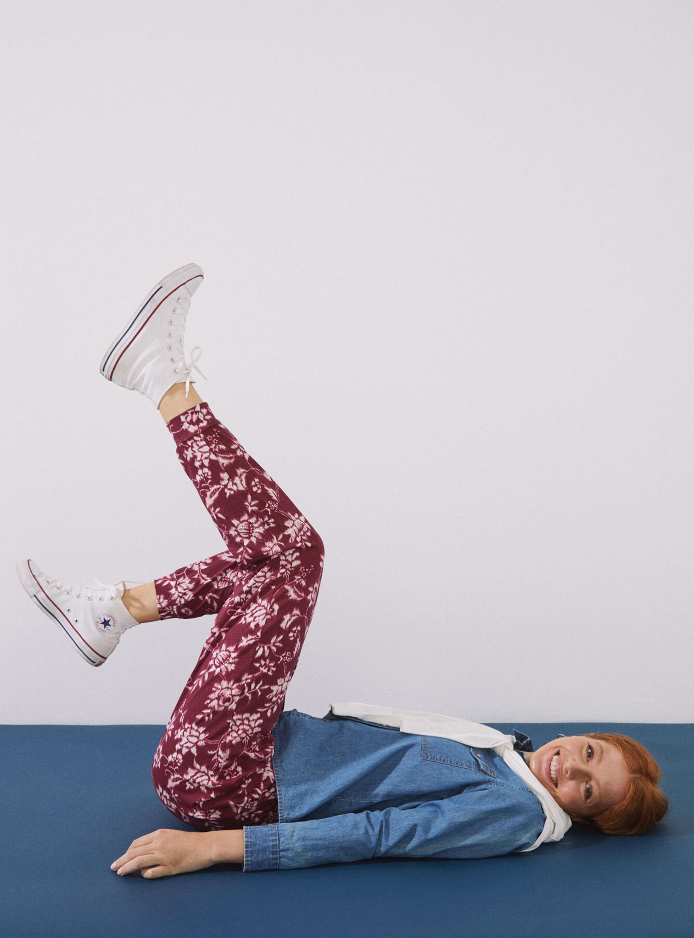 Pantalón Estampado Color-2