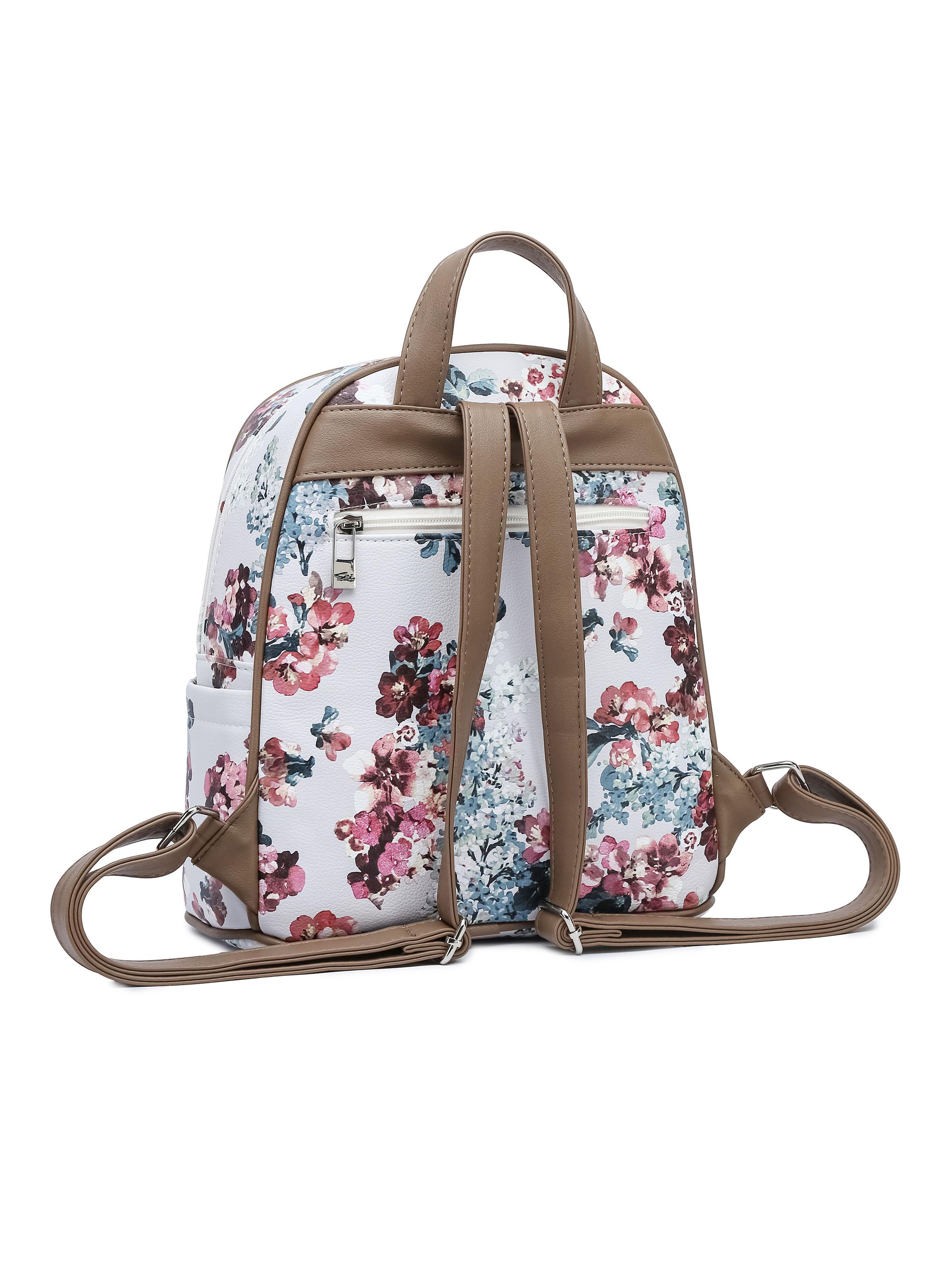 Mochila Hilaria Estampado Floral-2