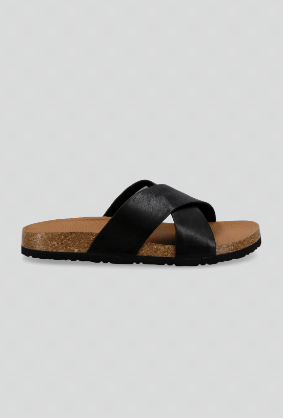 Sandalia Casual  Cuero Cruzada Hombre-3