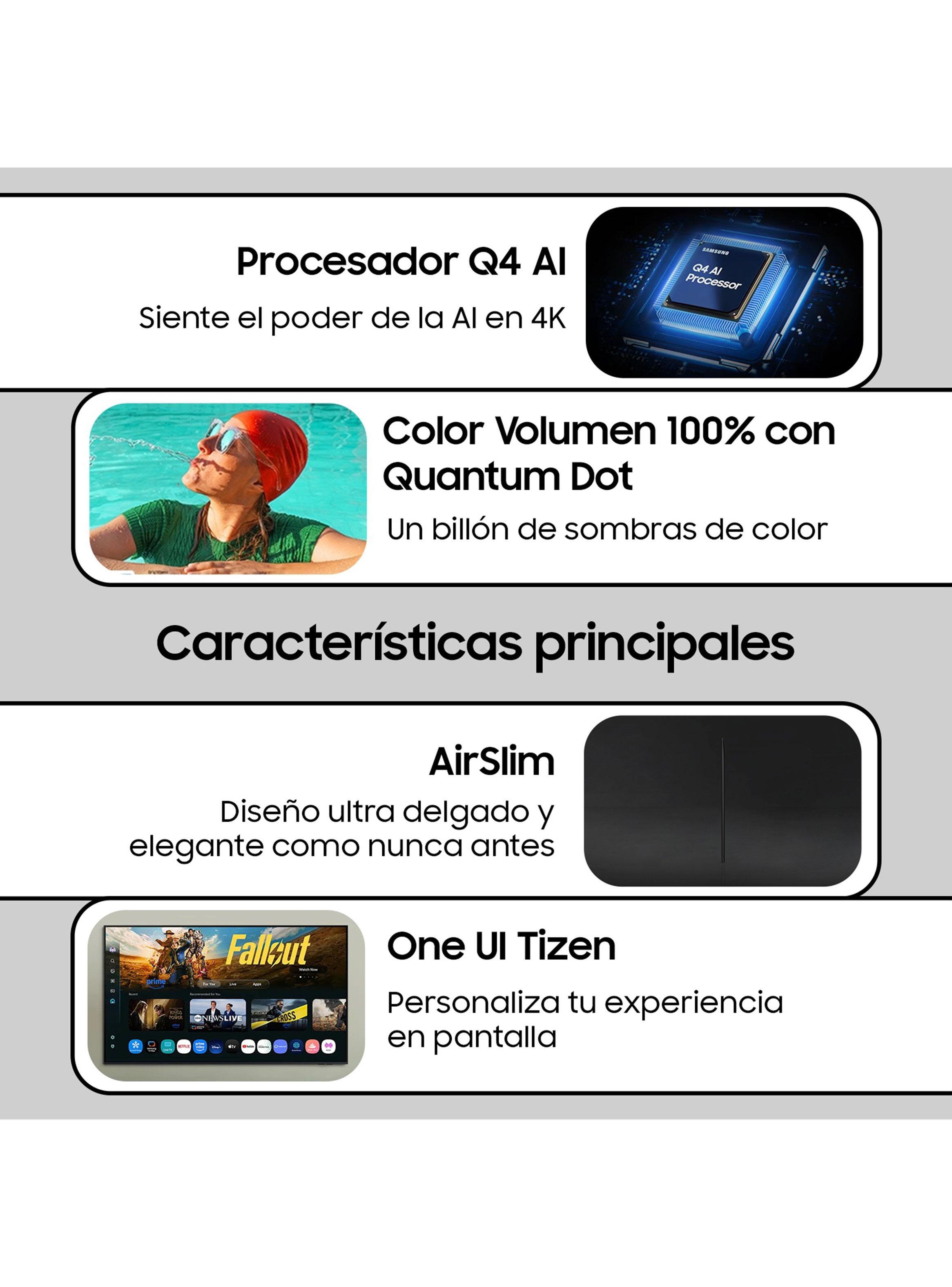 QLED Smart TV 50" 4K UHD Vision AI 2025-3