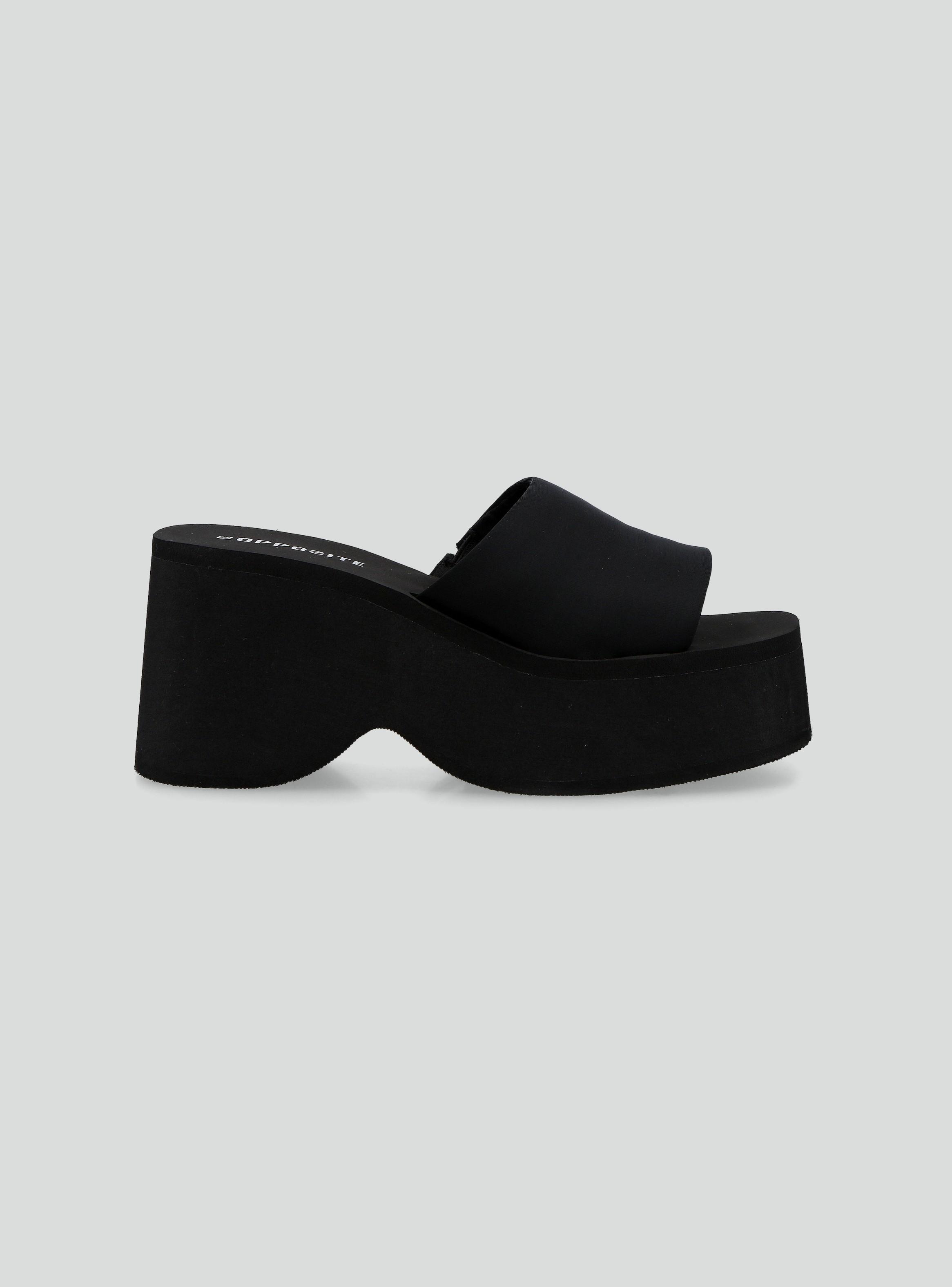 Sandalia Plataforma Neoprene Mujer-0