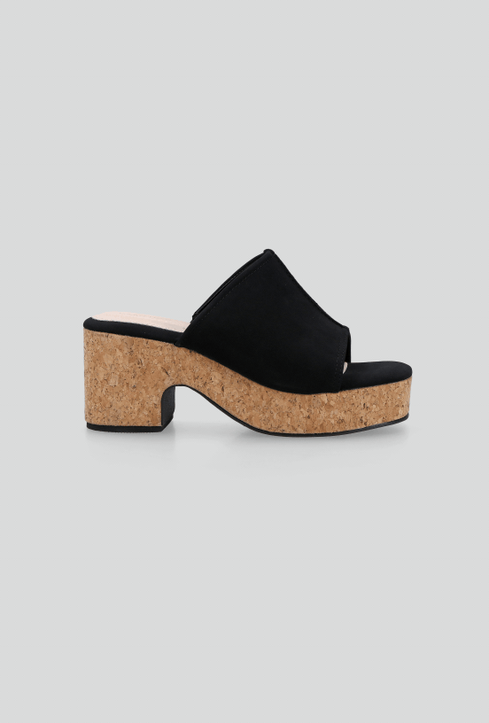 Sandalia Slide Plataforma Corcho  Mujer-3