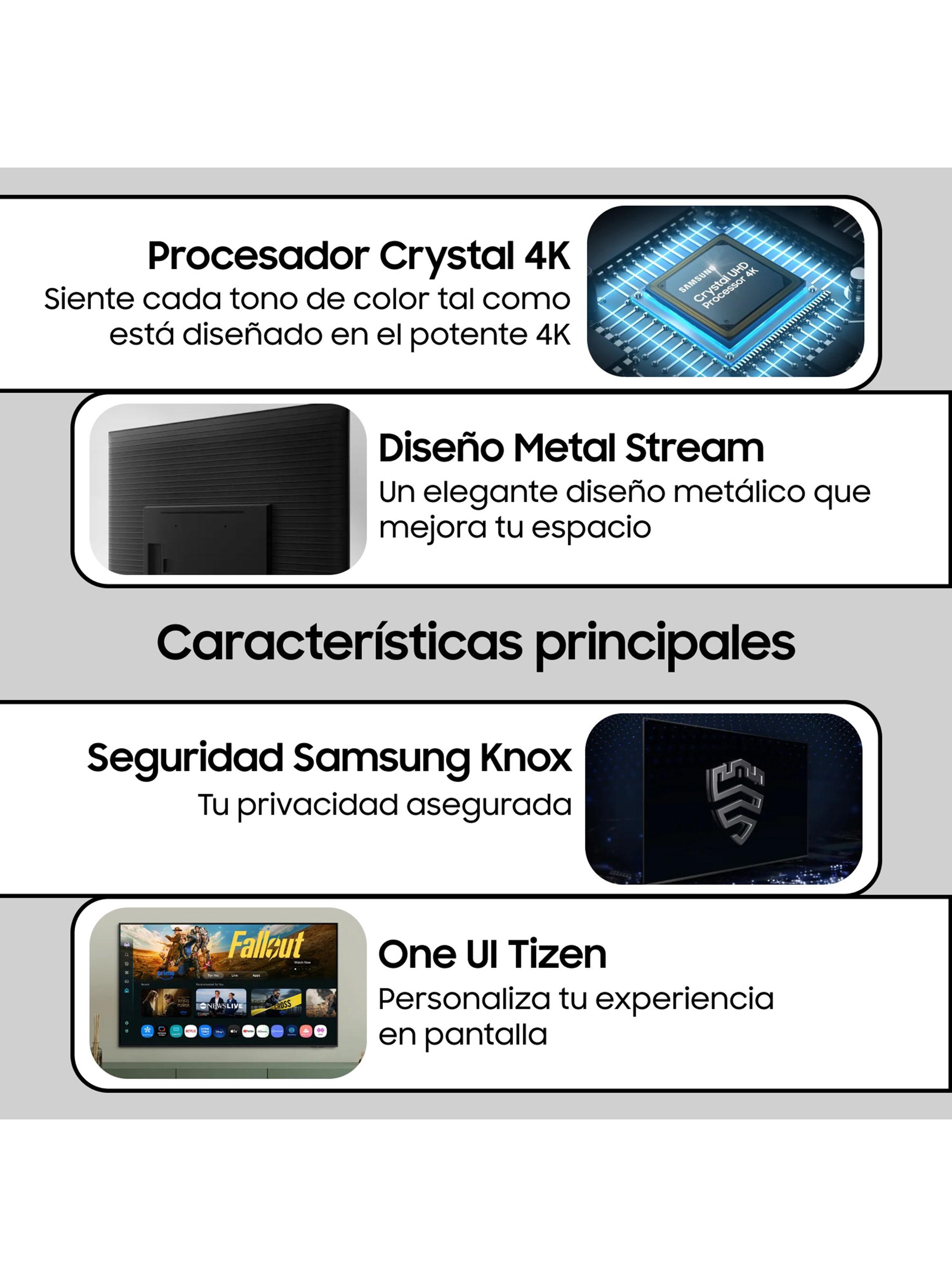 LED Smart TV 50" 4K UHD Crystal U8000F 2025-3