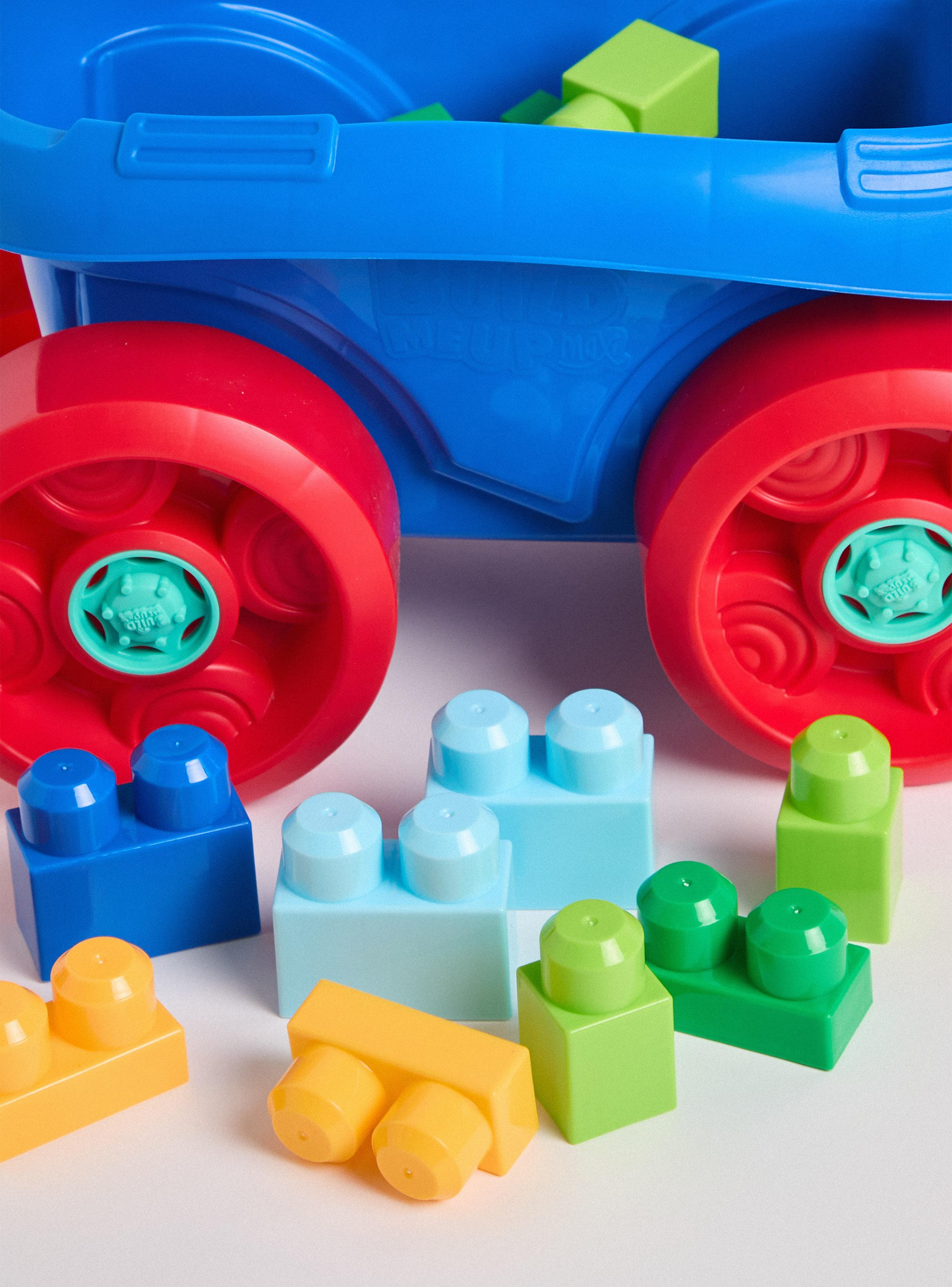 Bloques Maxi 22 Piezas en Vagón Azul-1