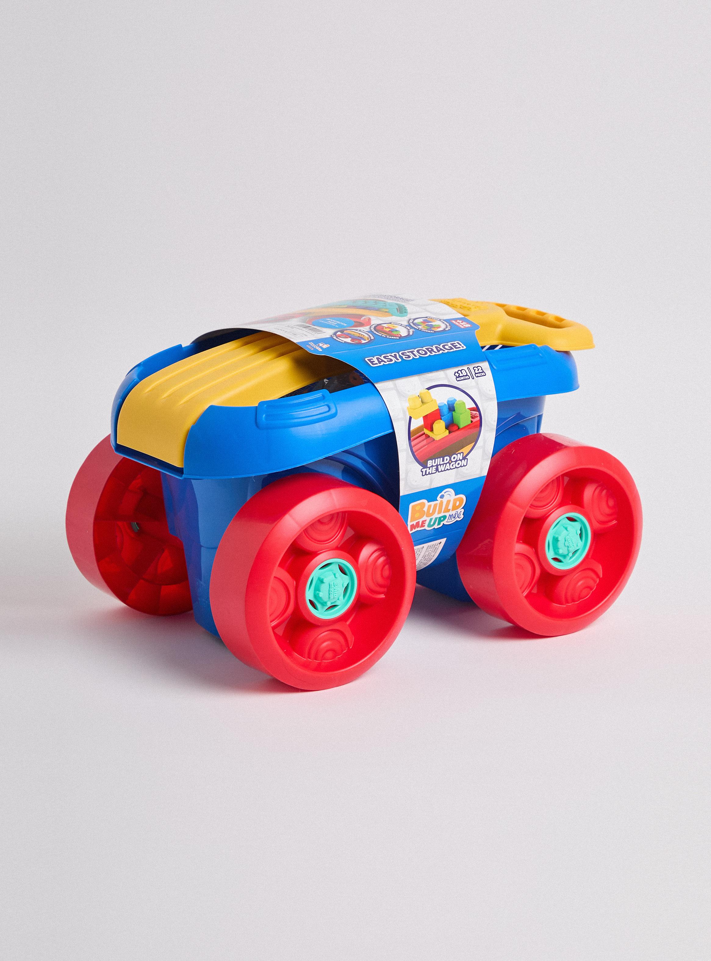 Bloques Maxi 22 Piezas en Vagón Azul-2