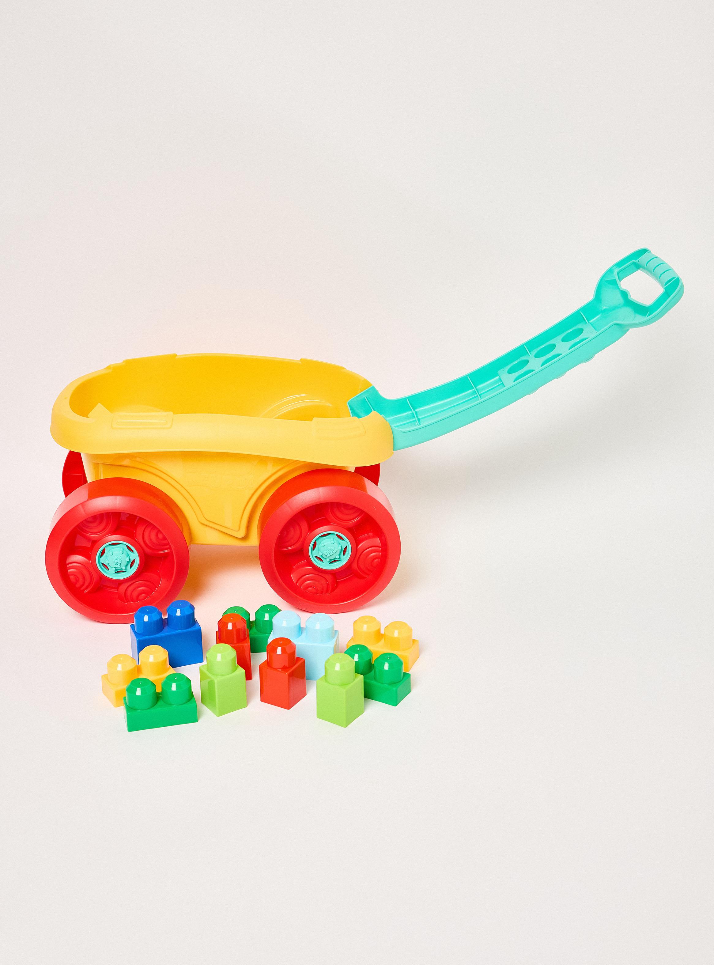 Bloques Maxi 22 Piezas en Vagón Amarillo-1