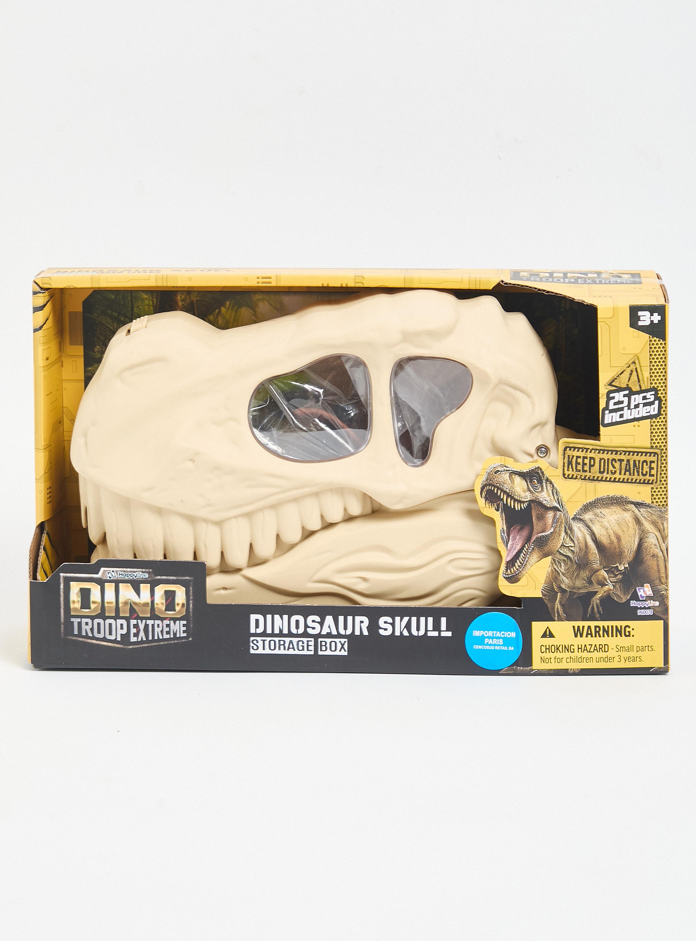 Cabeza de Dinosaurio Beige con Accesorios-2