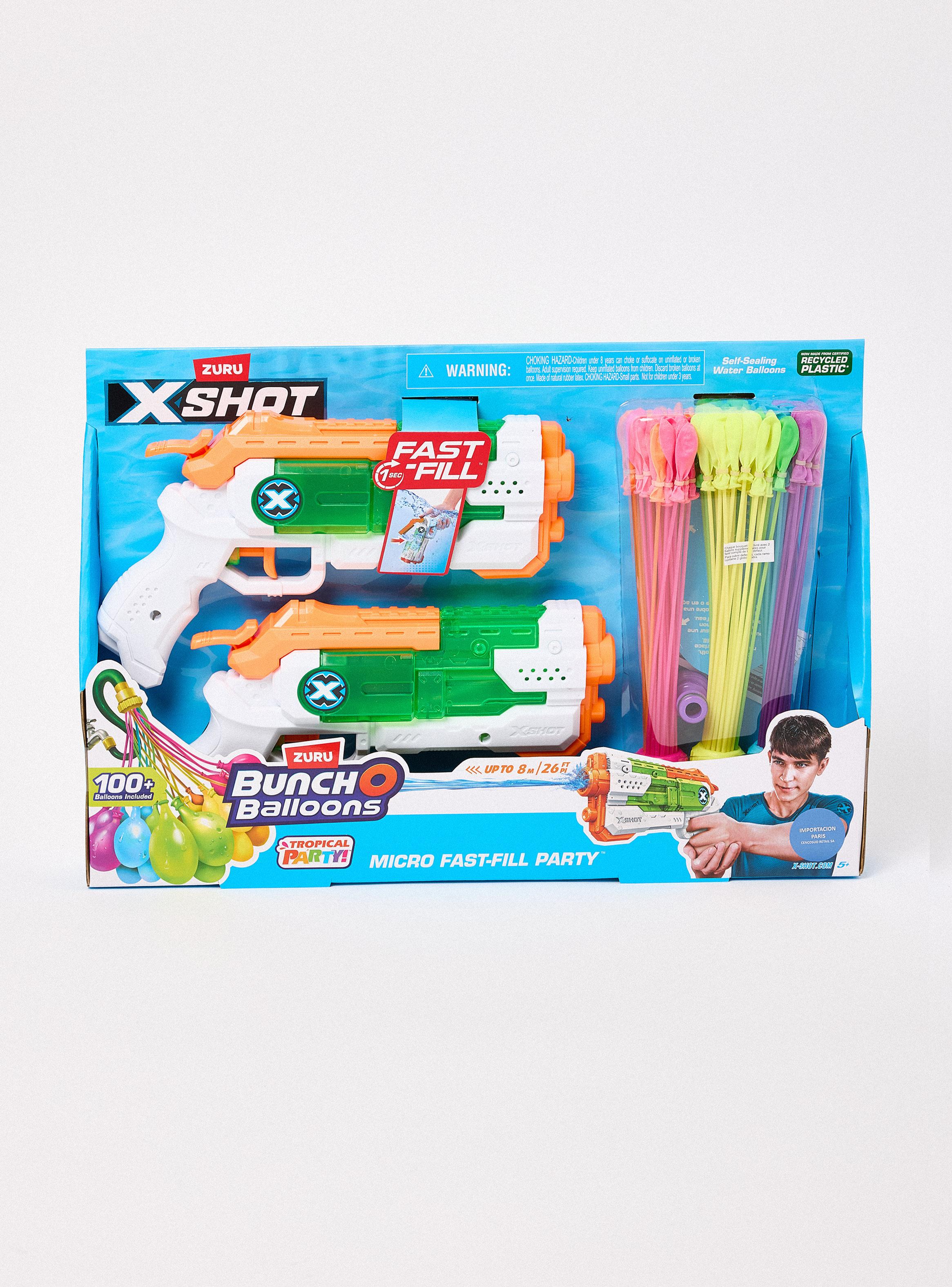 Lanzador de Agua X-Shot Small Fast Fill Blaster + Accesorios-2