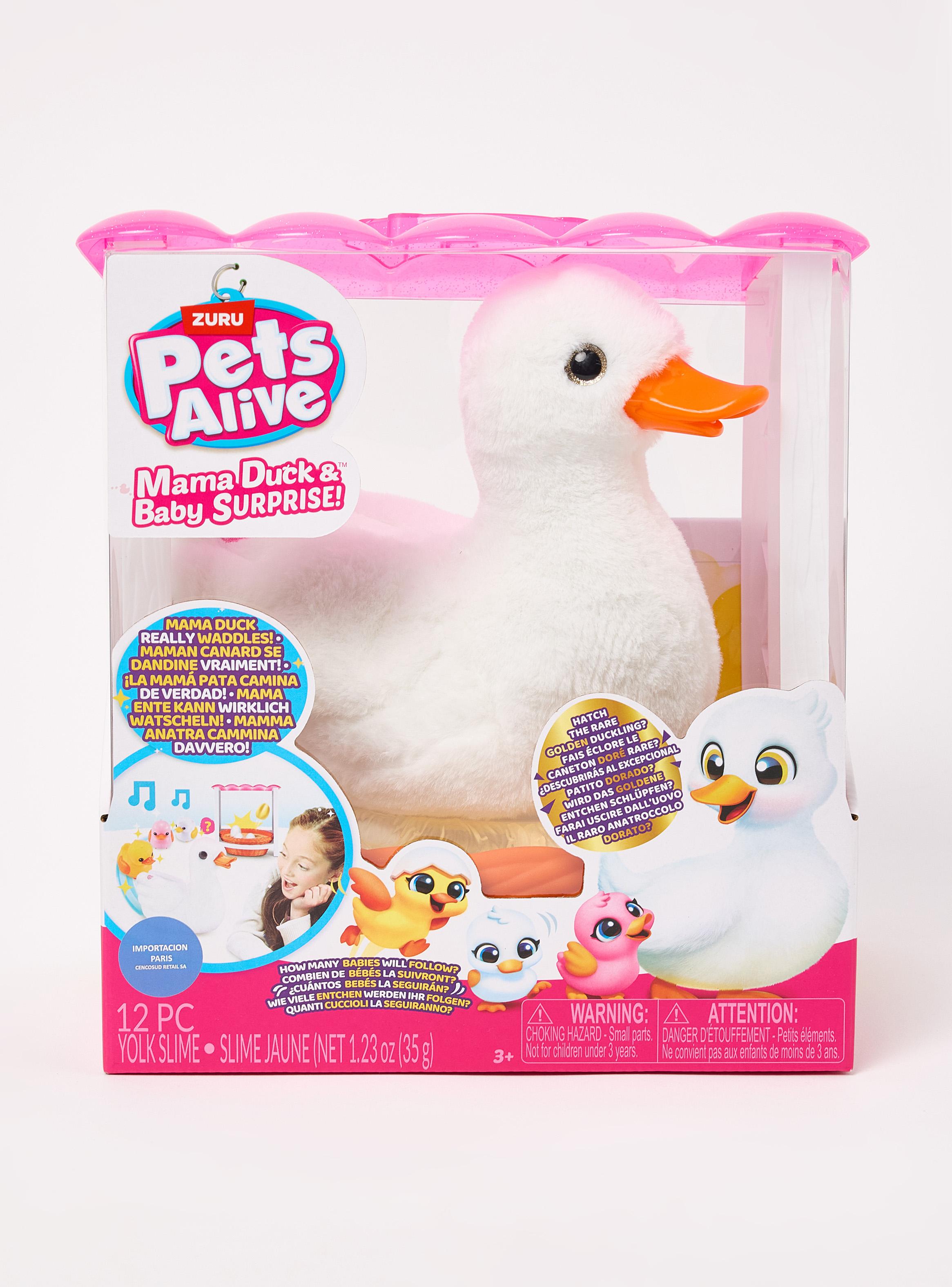Set de Animales Mamá Duck Playset + Bebé Sorpresa-3