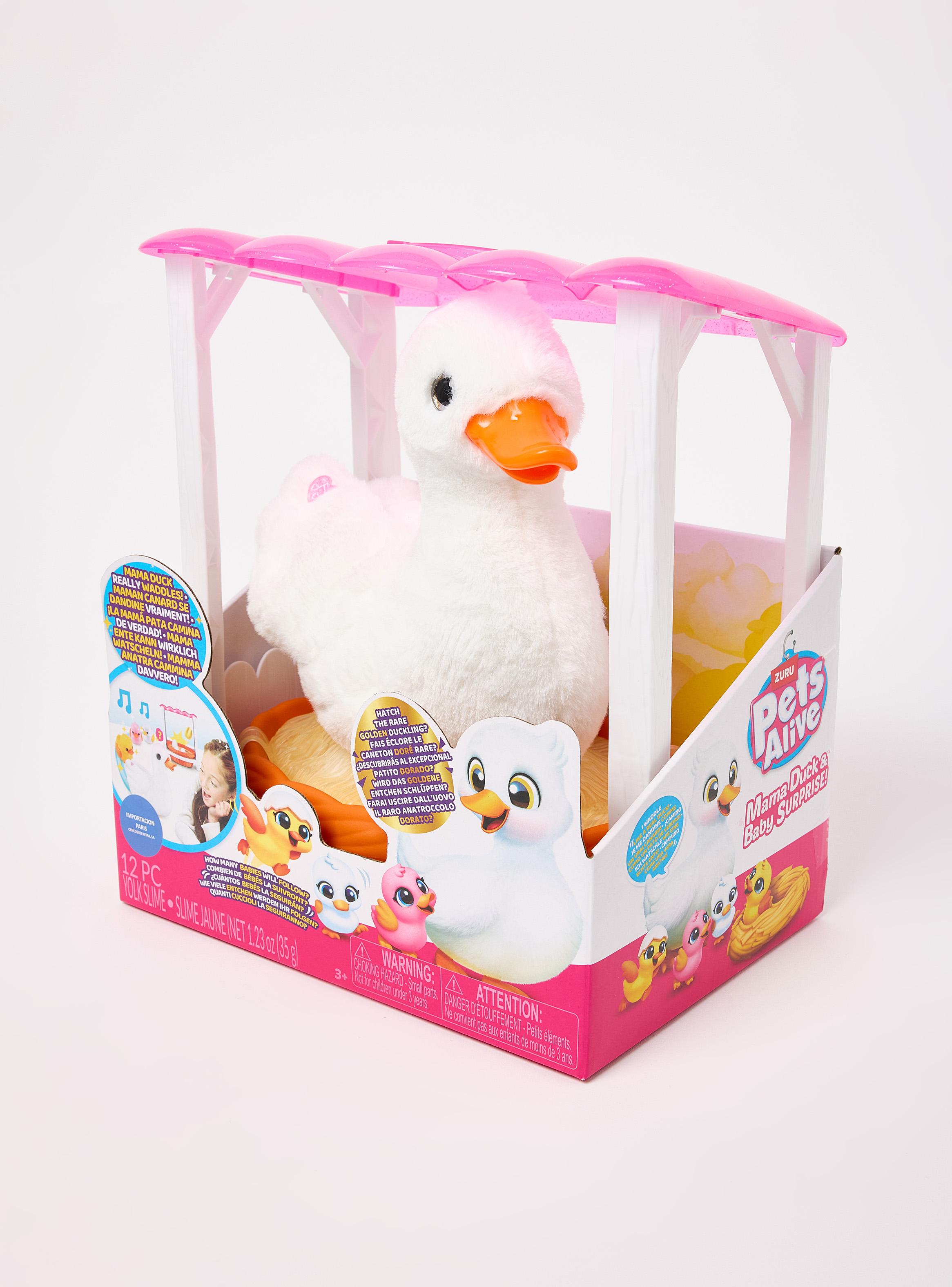 Set de Animales Mamá Duck Playset + Bebé Sorpresa-2