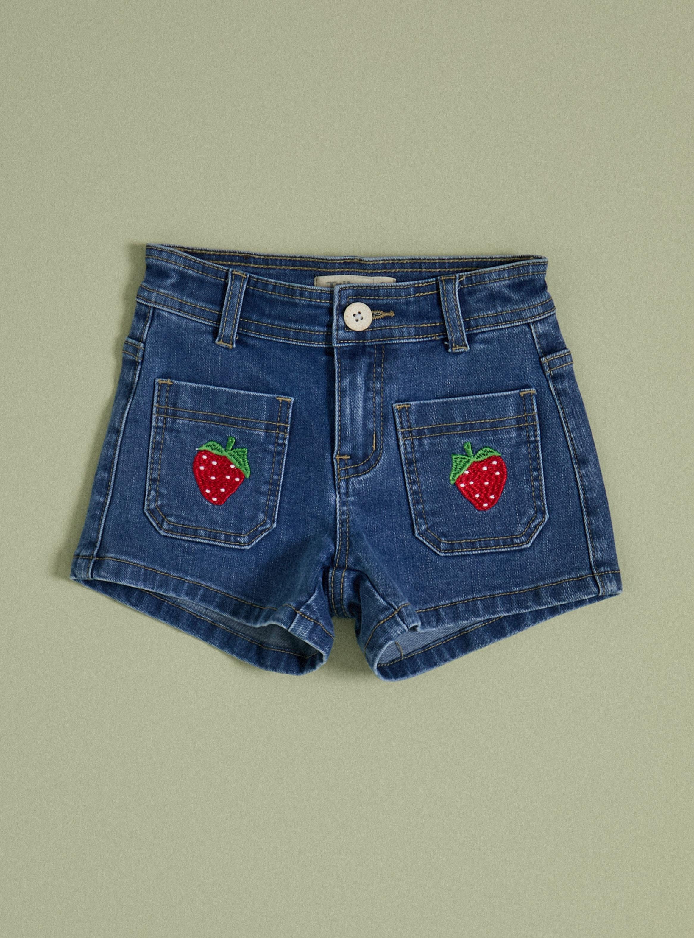 Short Denim Frutilla-0