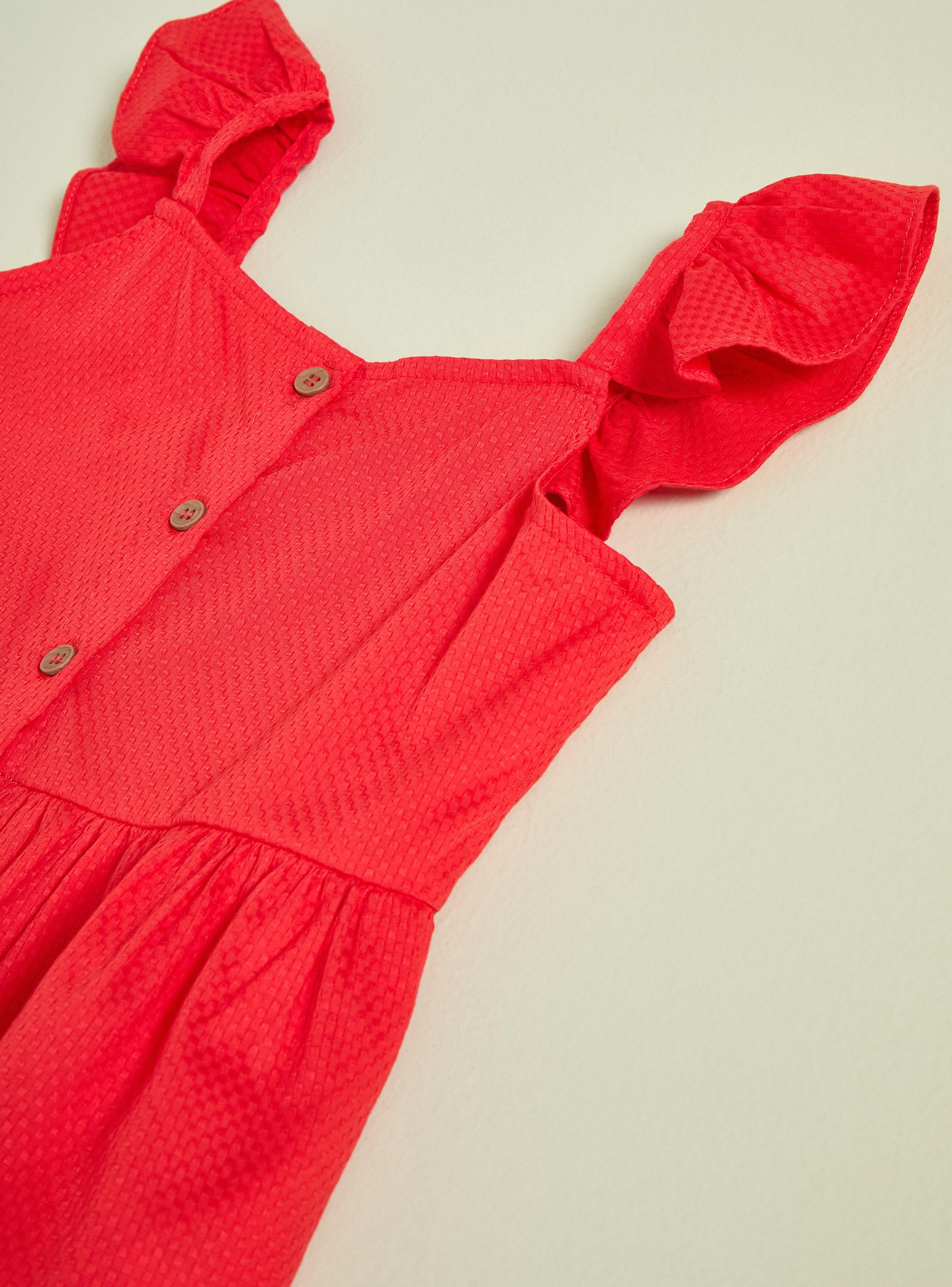 Blusa Roja Seersucker-4