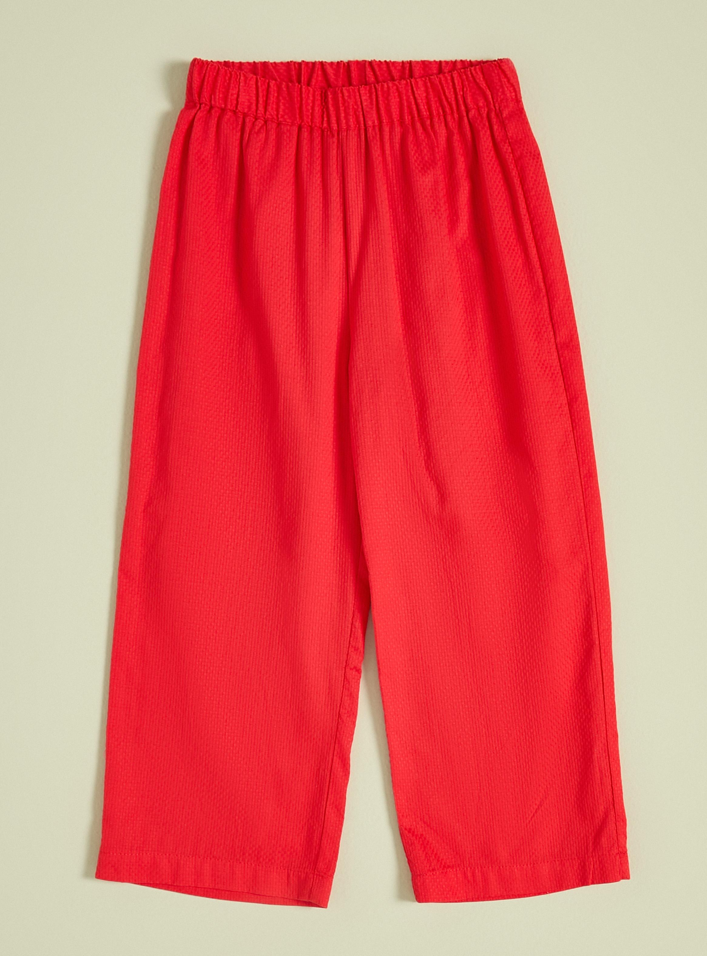 Pantalón Rojo Seersucker-2