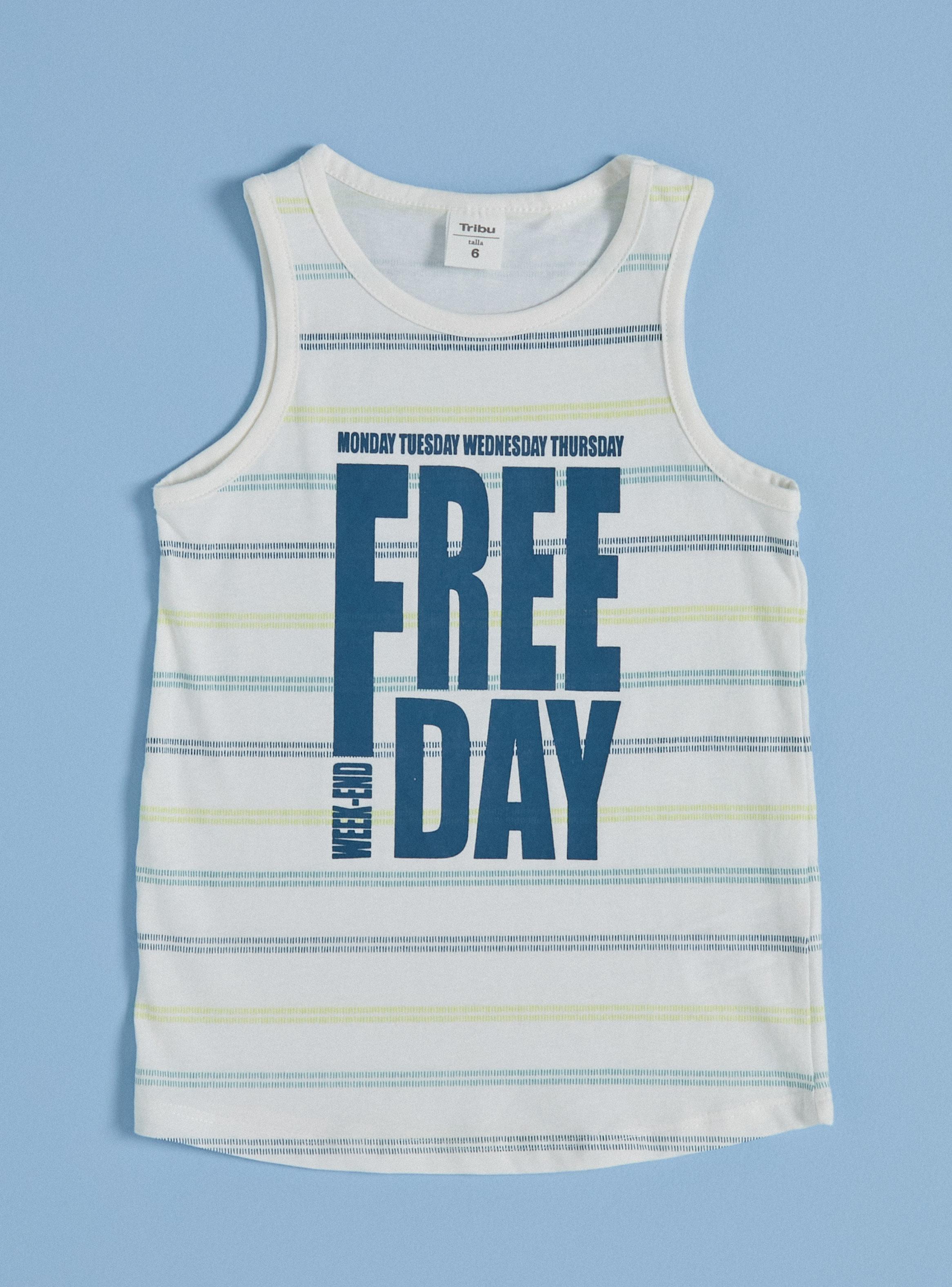 Polera Estampada sin Mangas de Algodón-2