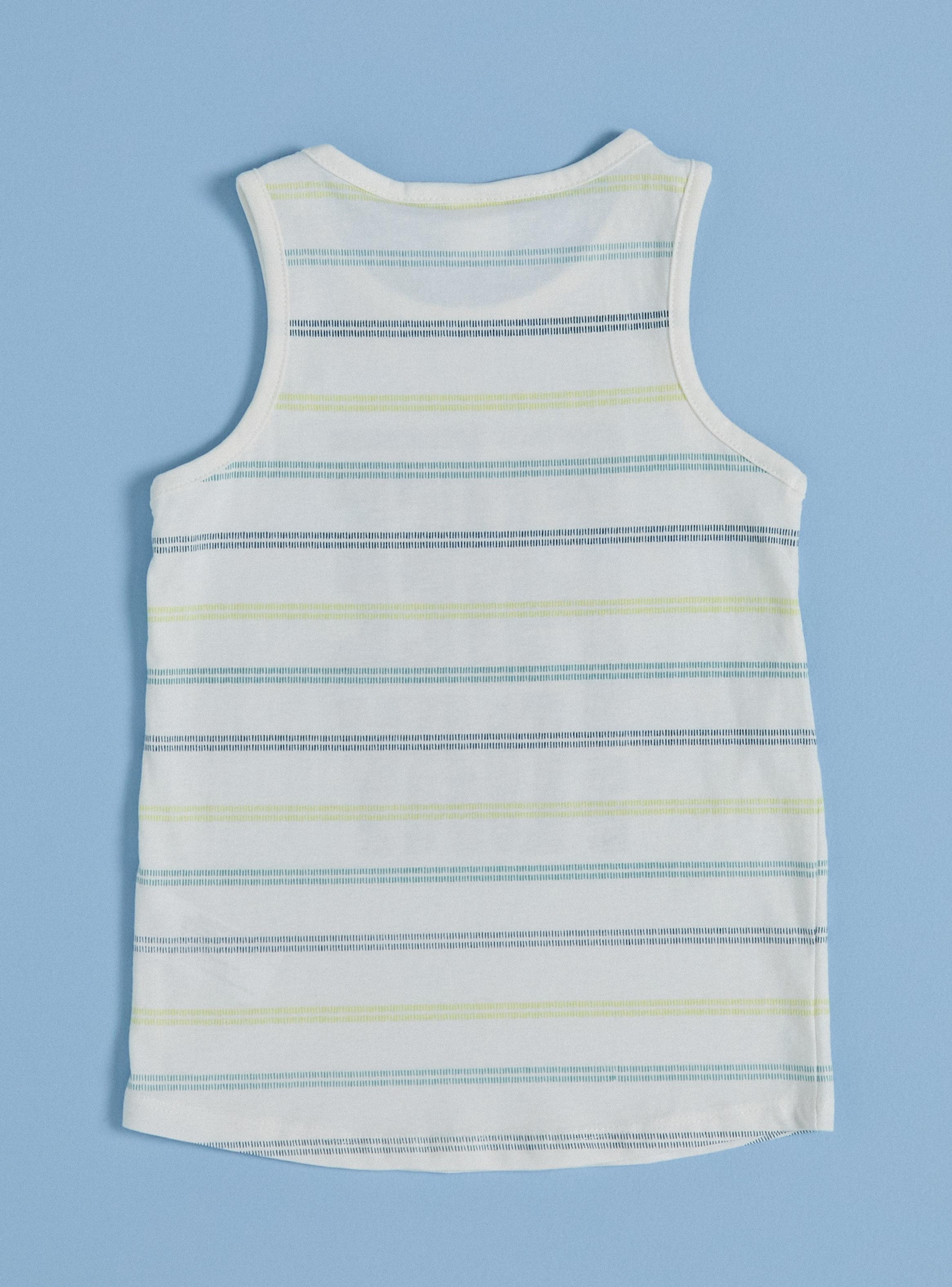 Polera Estampada sin Mangas de Algodón-3