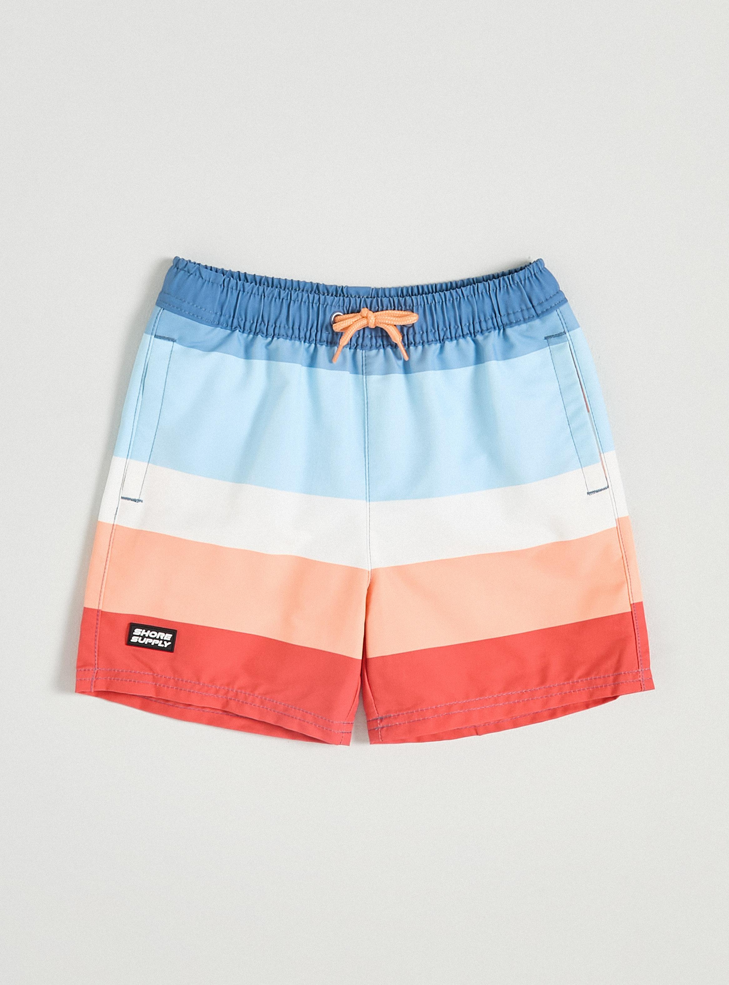 Traje de Baño Short Rayas-0