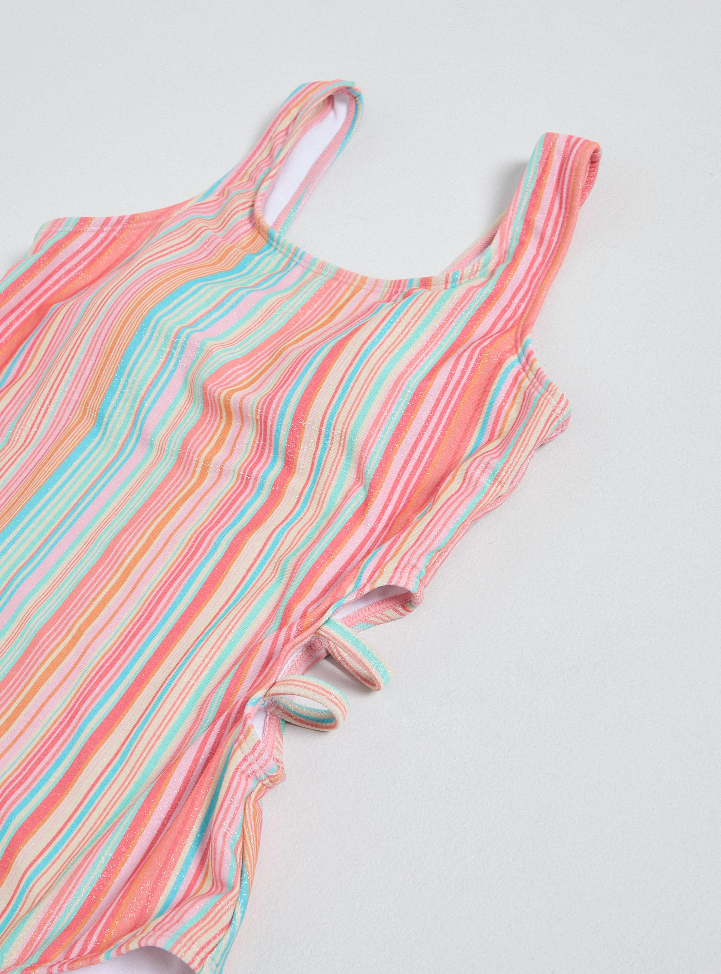 Traje de Baño Rayas Verticales con Brillos-2