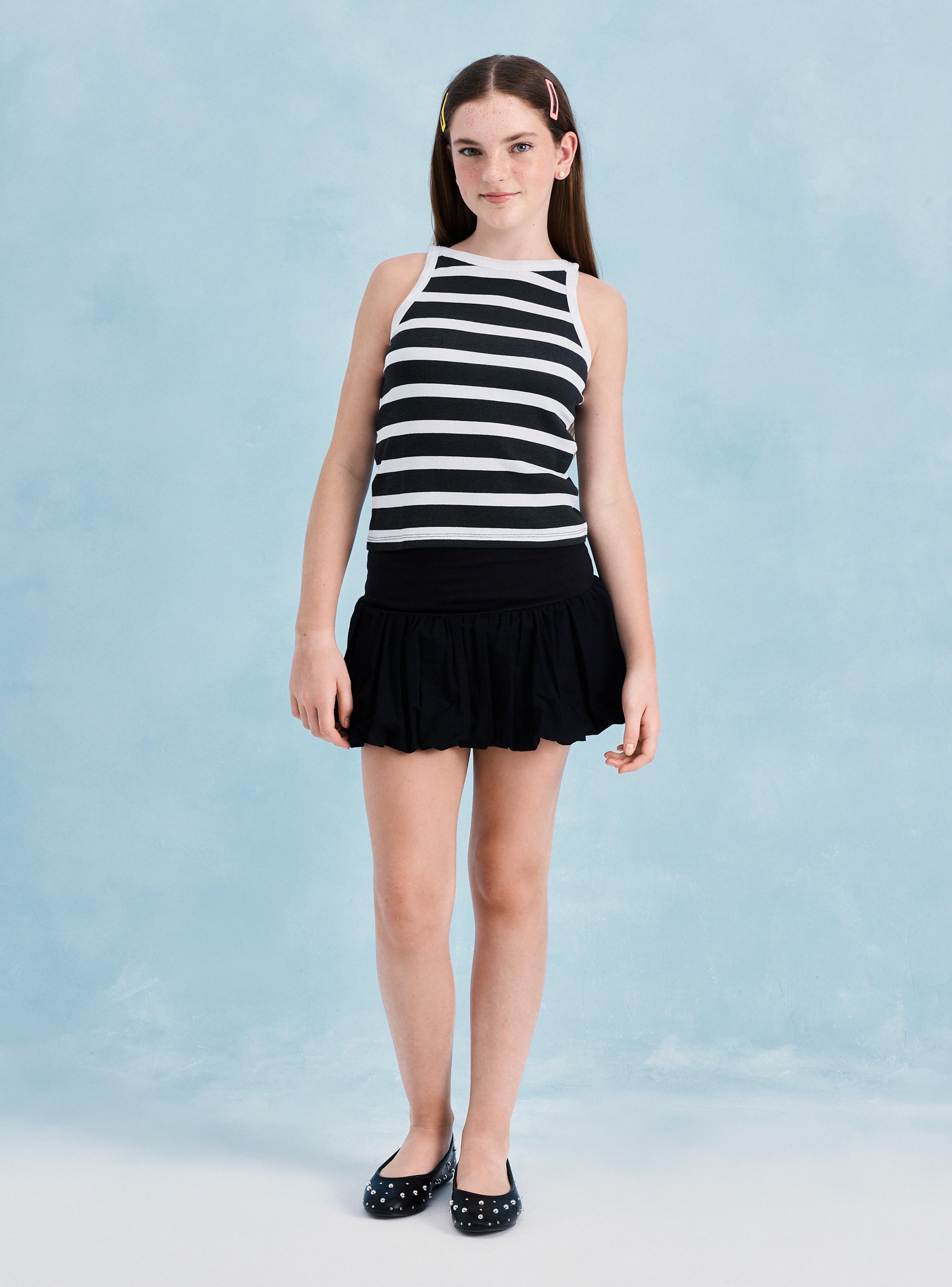 Falda Tipo Globo de Algodón-3