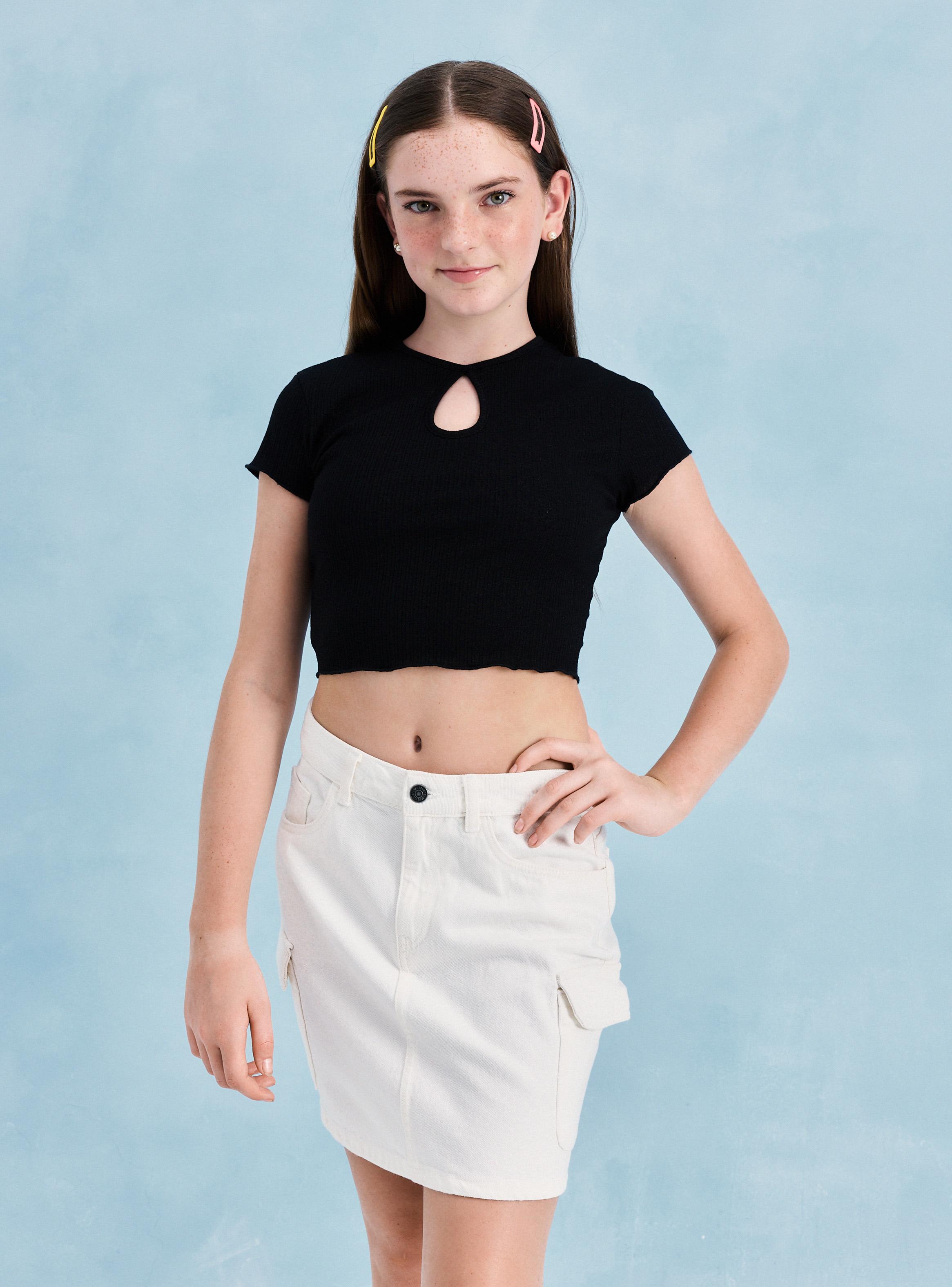 Polera Rib Lurex Niña-3