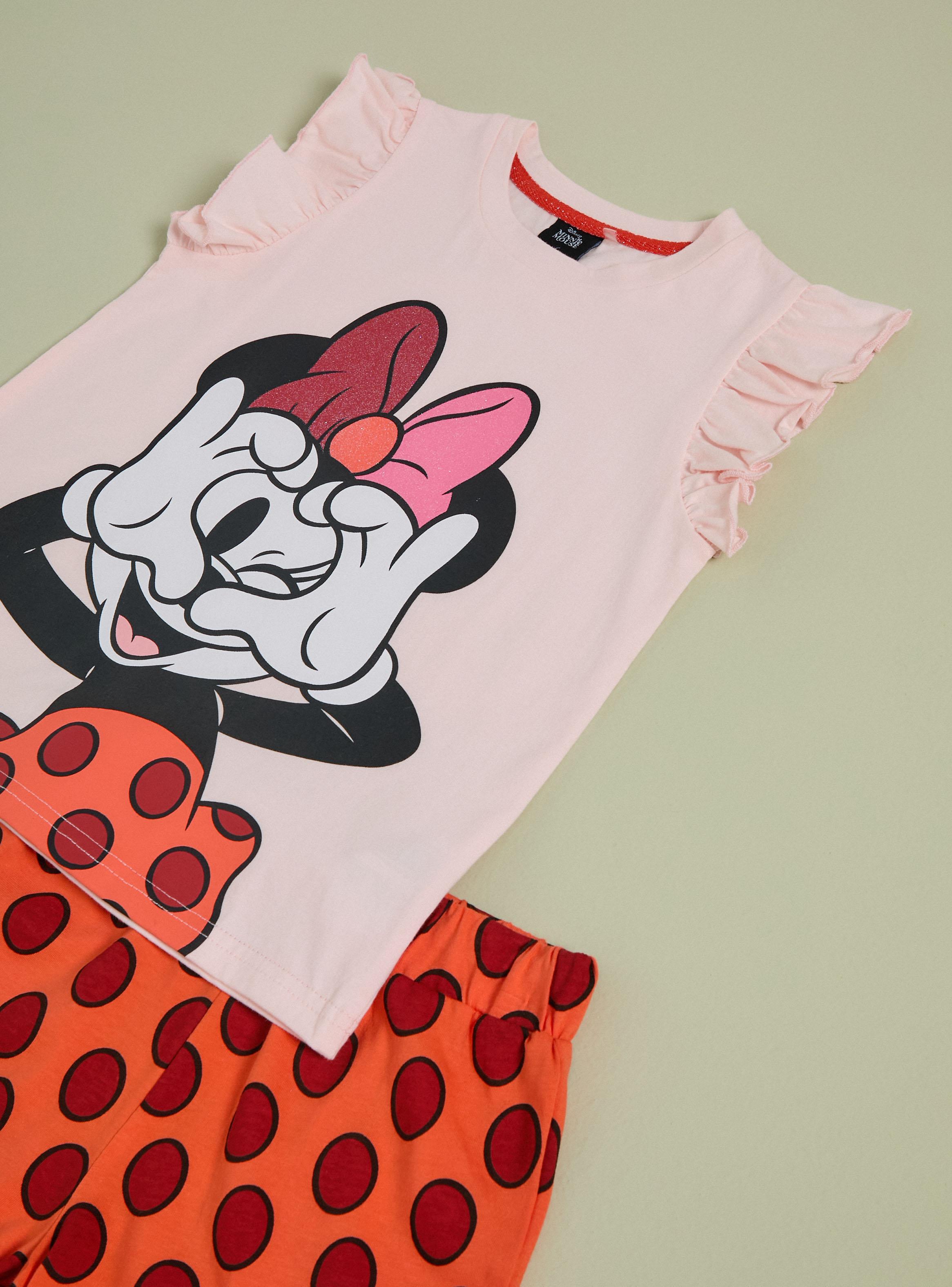 Pijama Estampado Lunares Minnie-2