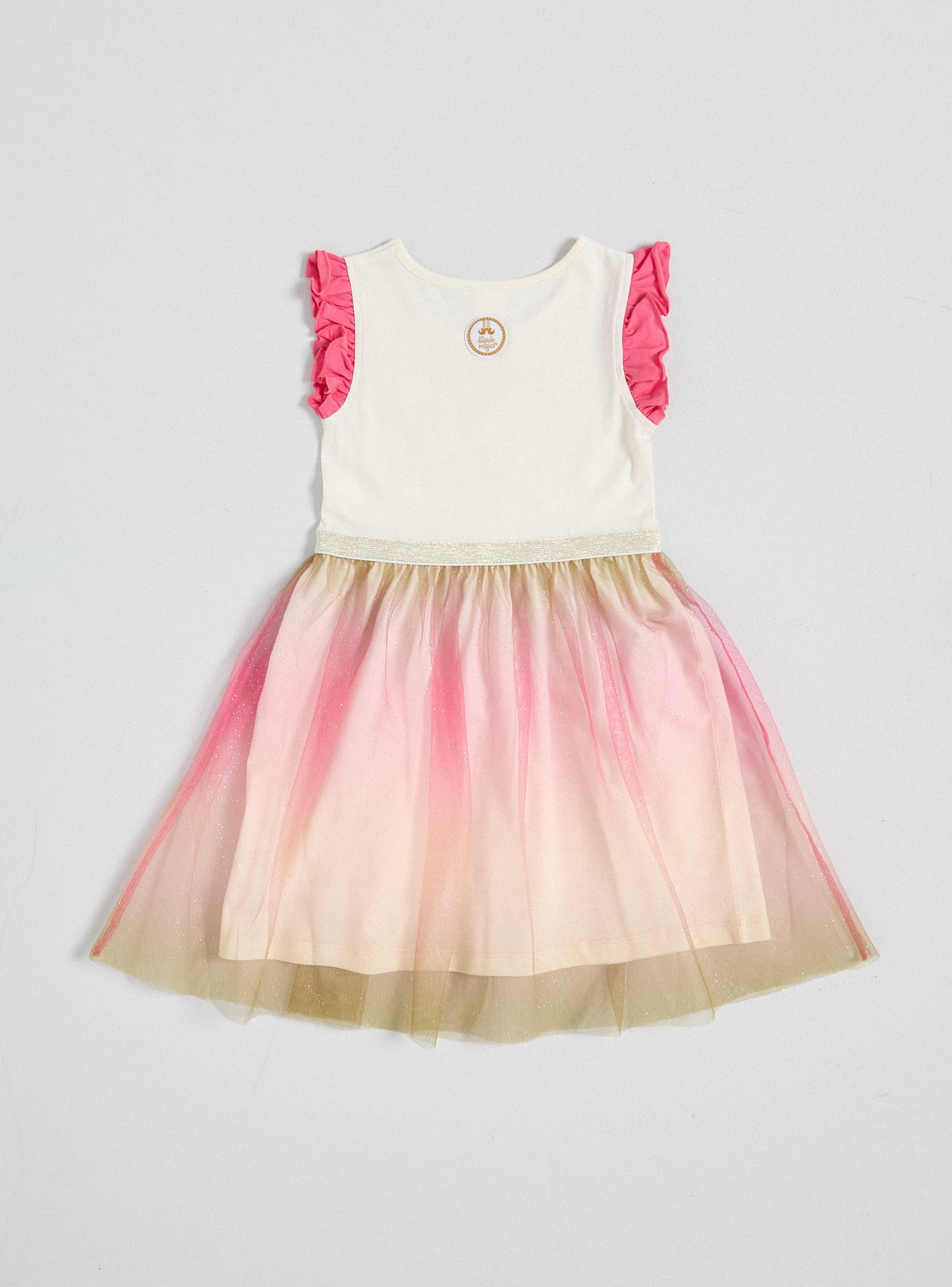Vestido Personaje Mi Duende Mágico con Tul y Brillos-1
