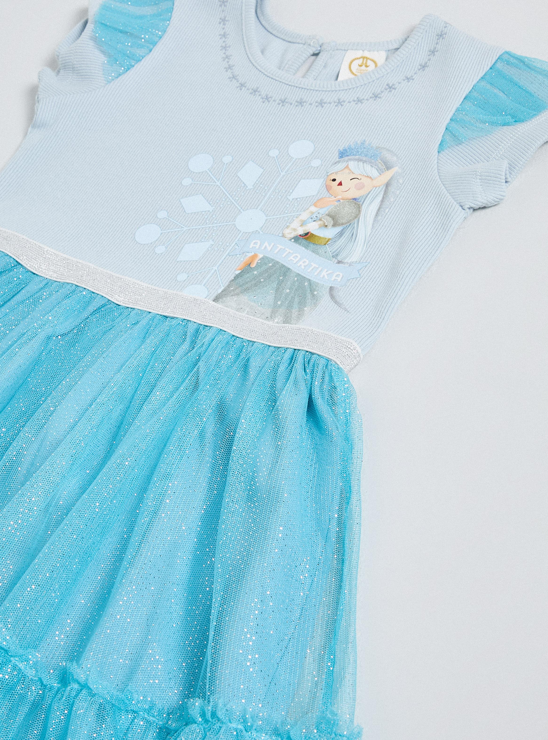 Vestido Antarttika con Tul y Brillos-2