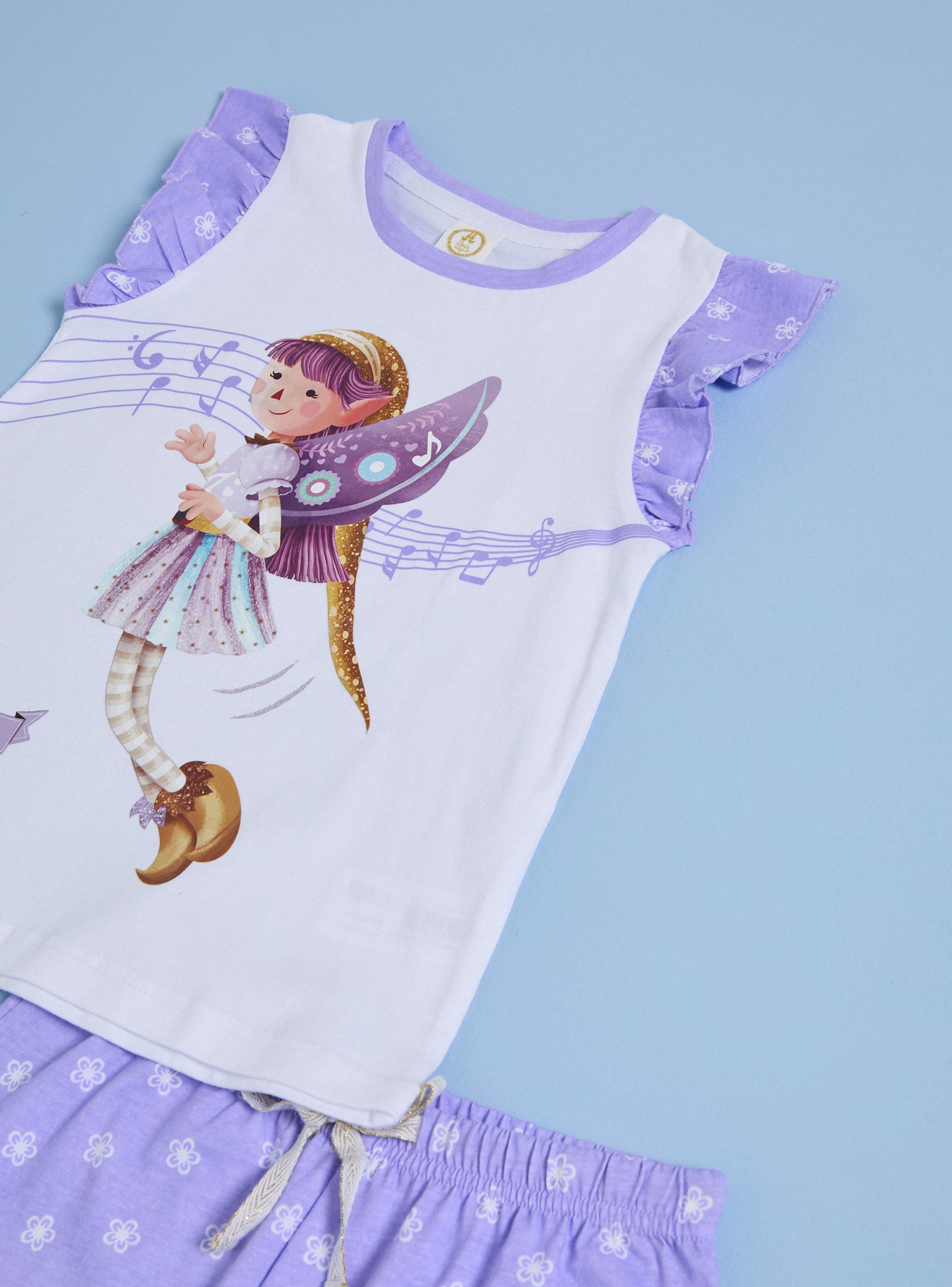 Pijama Estampado Personajes Duendes Mágicos-2