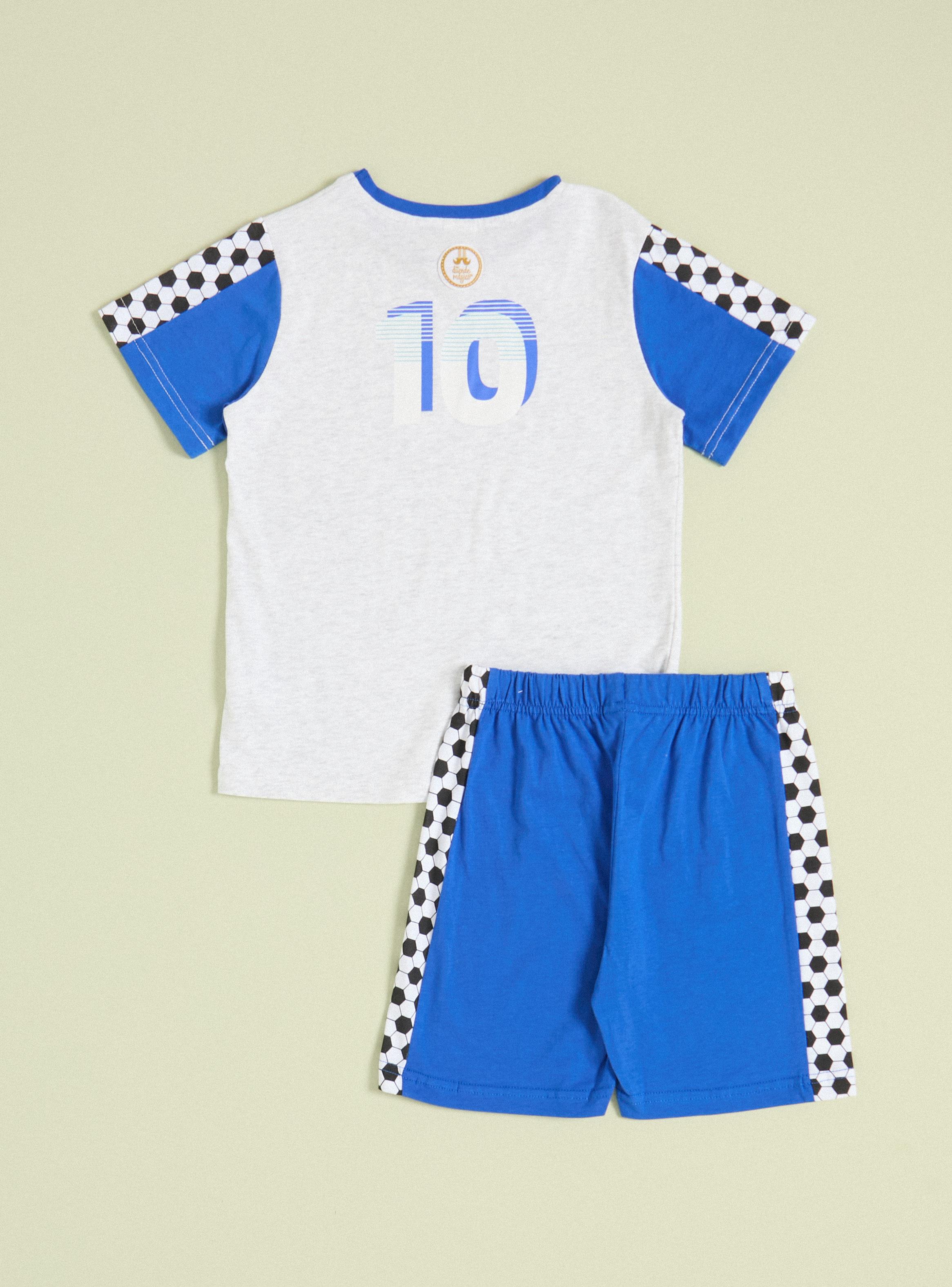 Pijama Corto Estampado Duende Mágico Diseño Deportivo-1