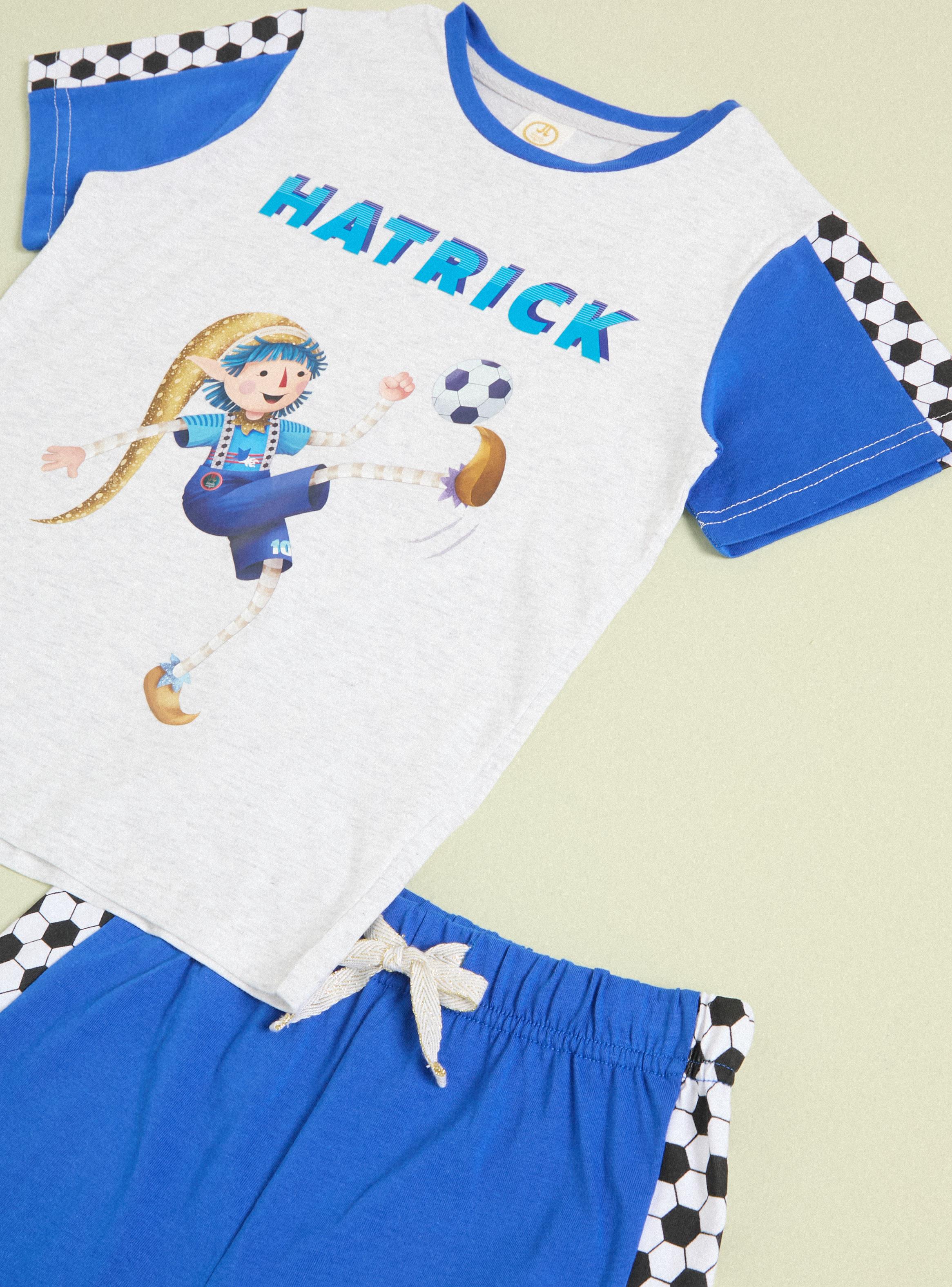 Pijama Corto Estampado Duende Mágico Diseño Deportivo-2