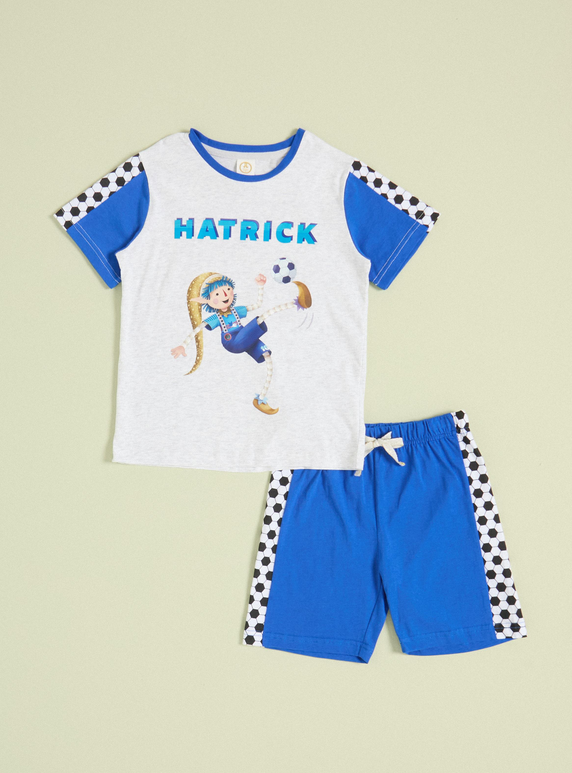 Pijama Corto Estampado Duende Mágico Diseño Deportivo-0