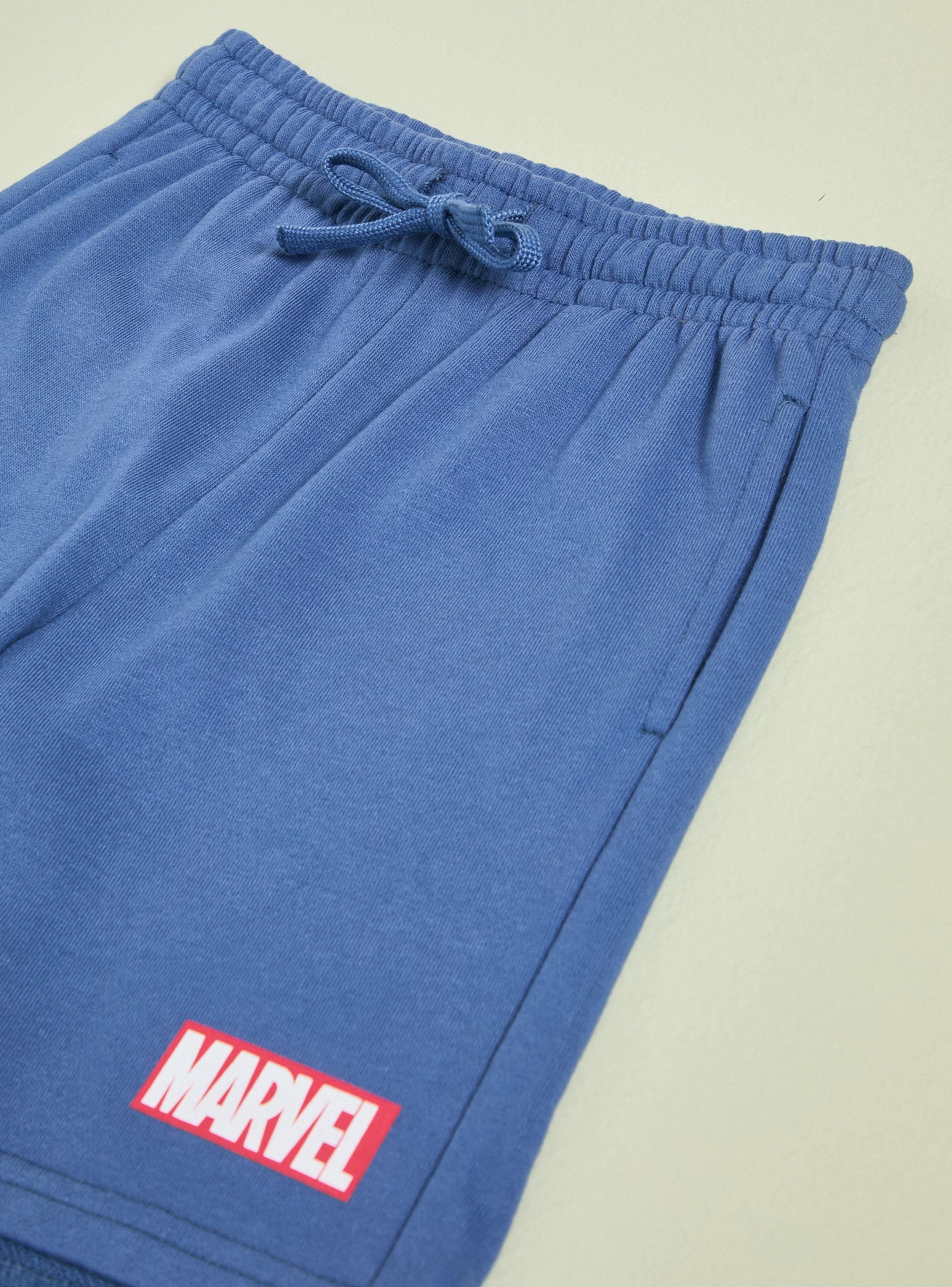 Bermuda Lisa con Estampado Personajes Marvel-2