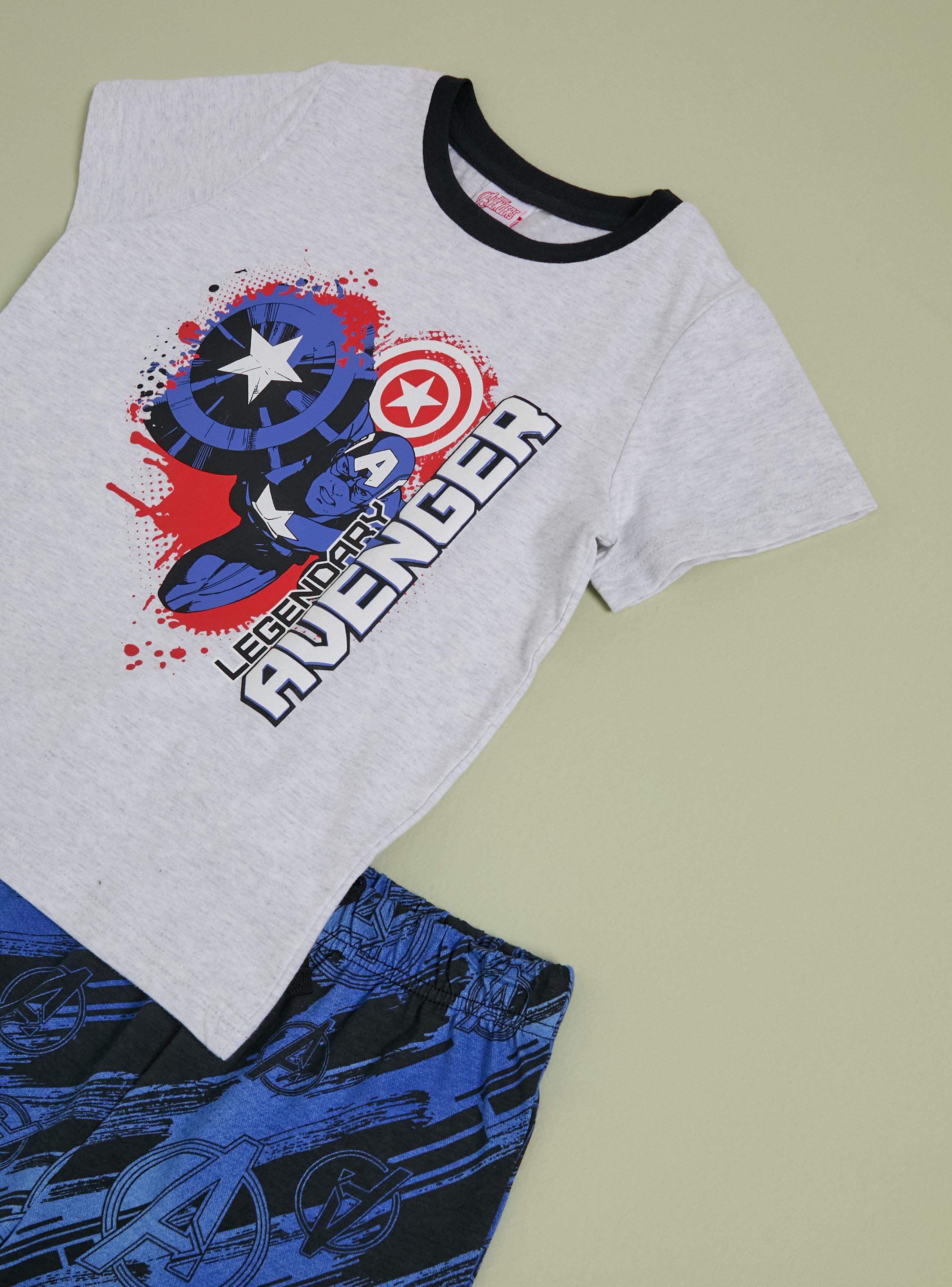 Pijama Estampado Capitán América-2