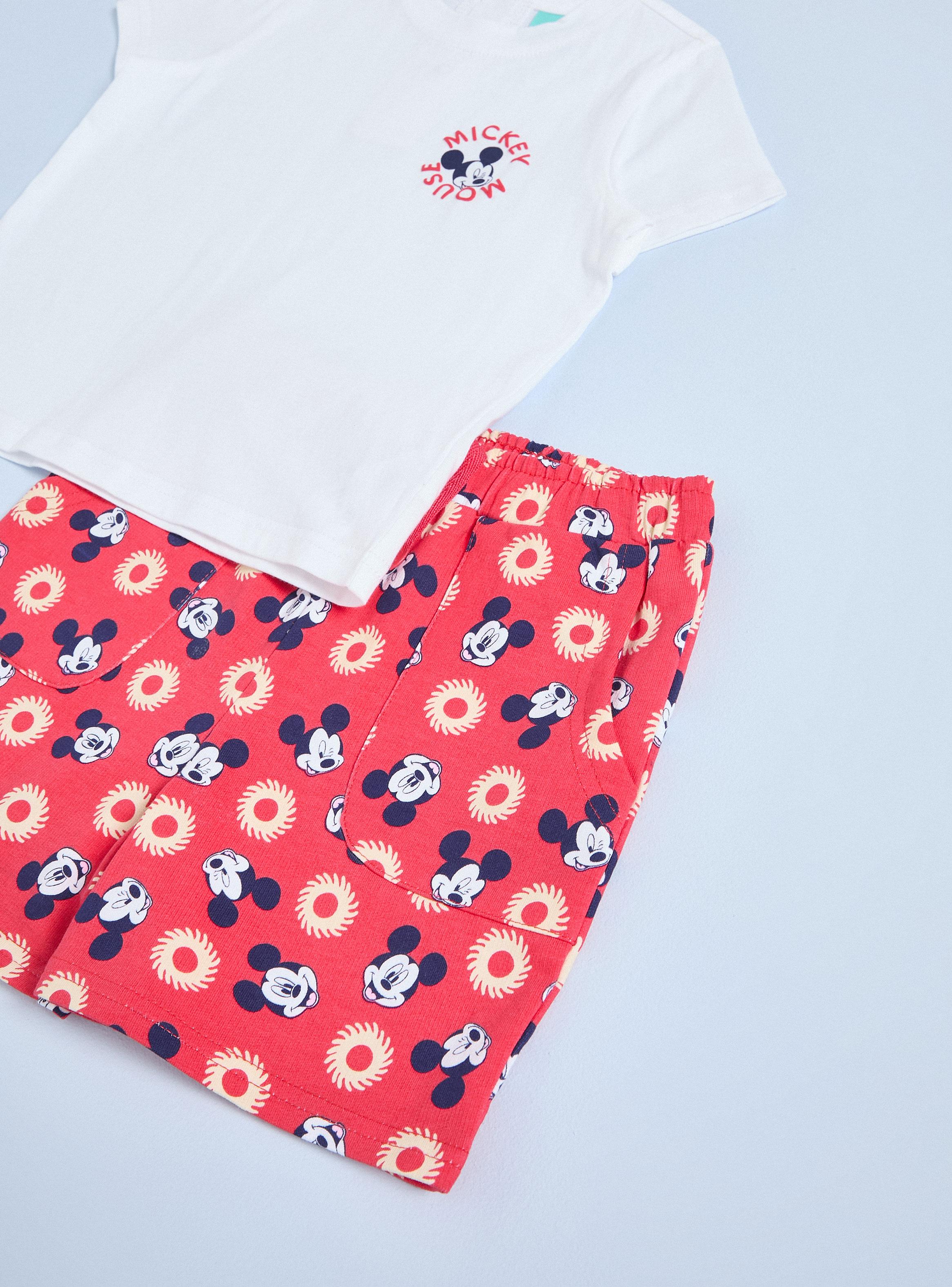 Conjunto Polera y Short Estampado Mickey Mouse-2