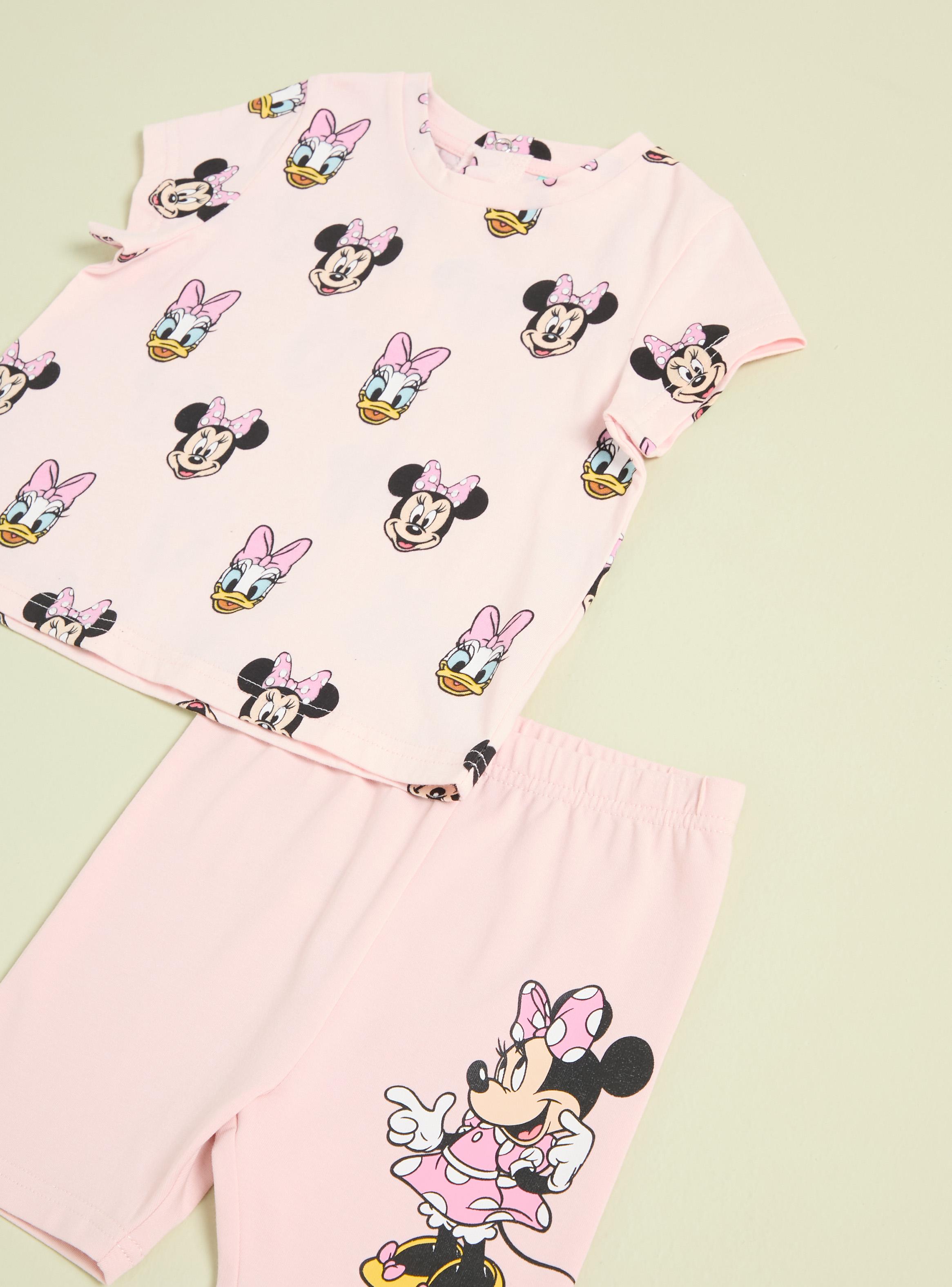 Conjunto Polera y Legging Corta de Minnie y Deisy-2