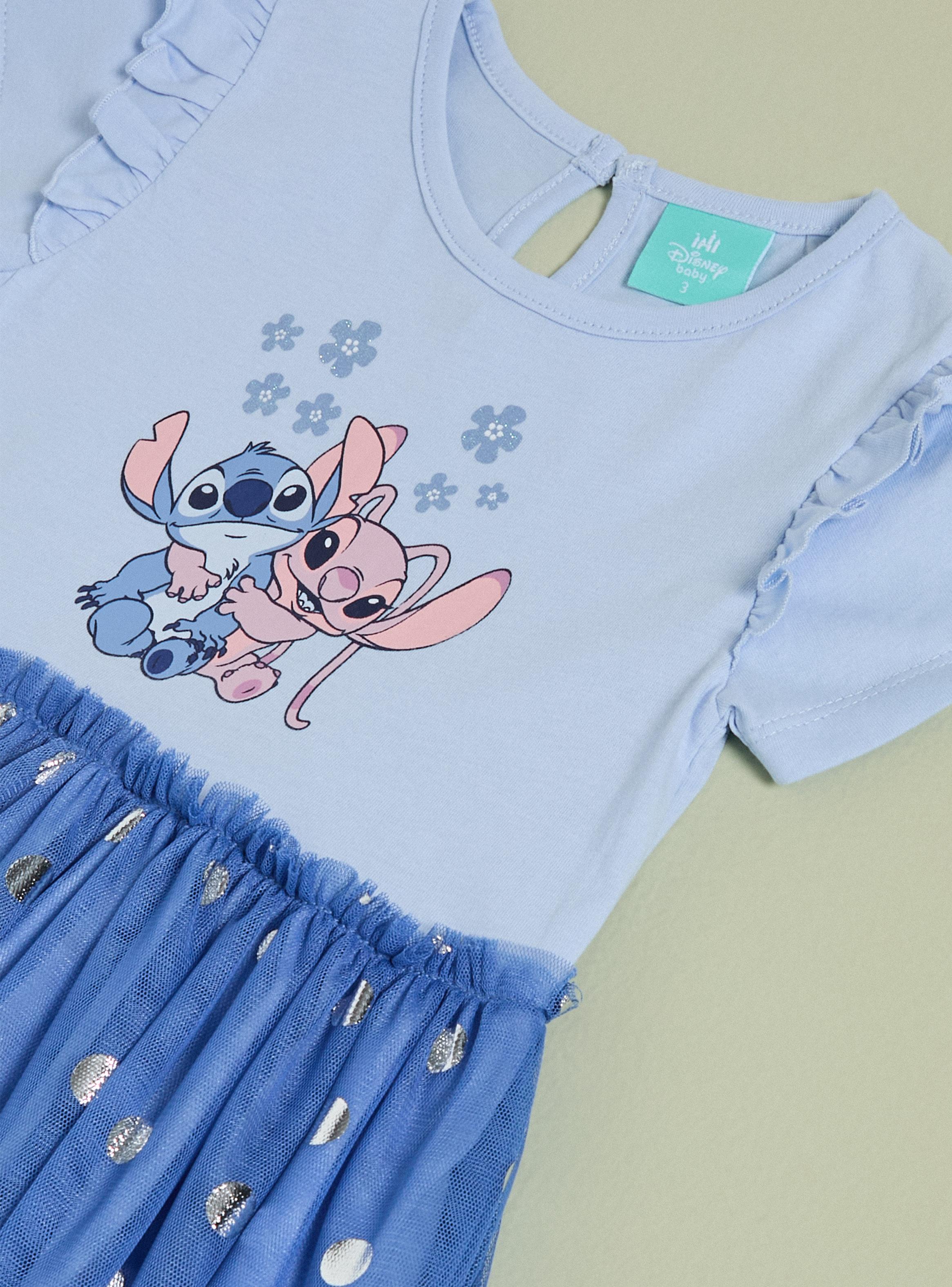 Vestido de Tul con Estampado Lunares Stitch & Ángel-2