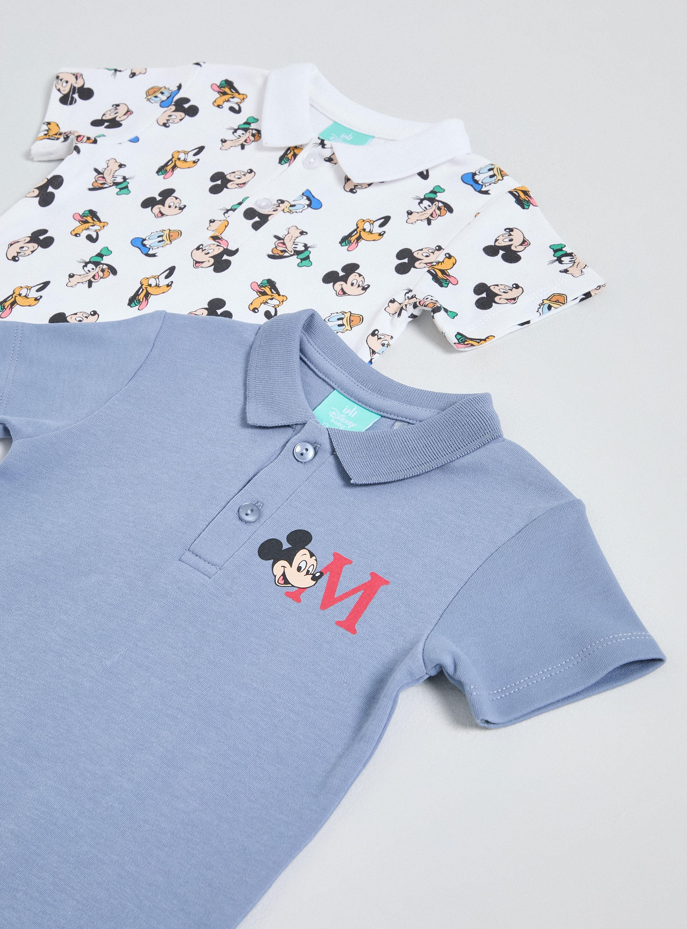 Body Bipack con Cuello Camisero Personajes Mickey Mouse-2