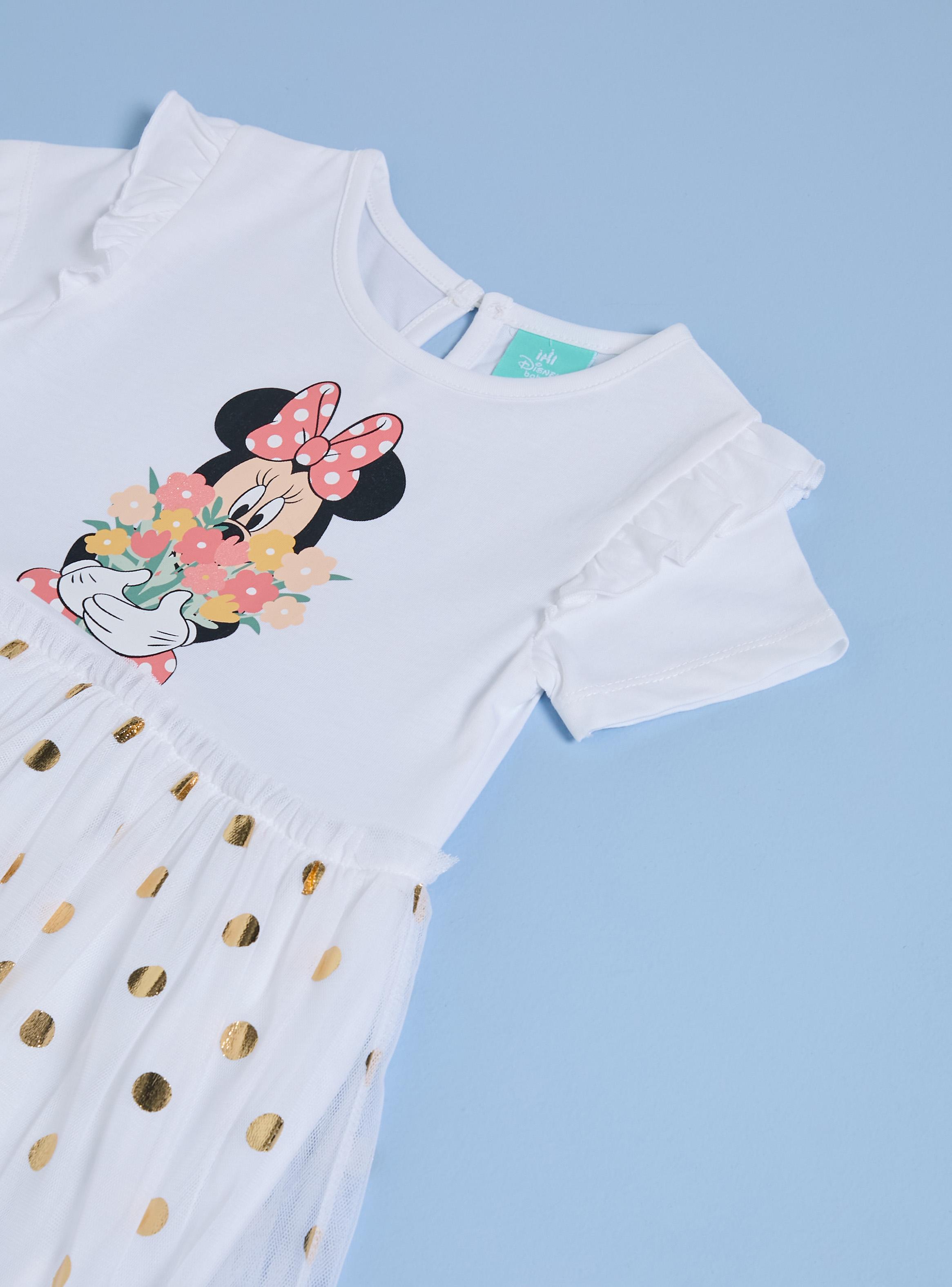 Vestido Minnie con Vuelos Tul y Brillo-2