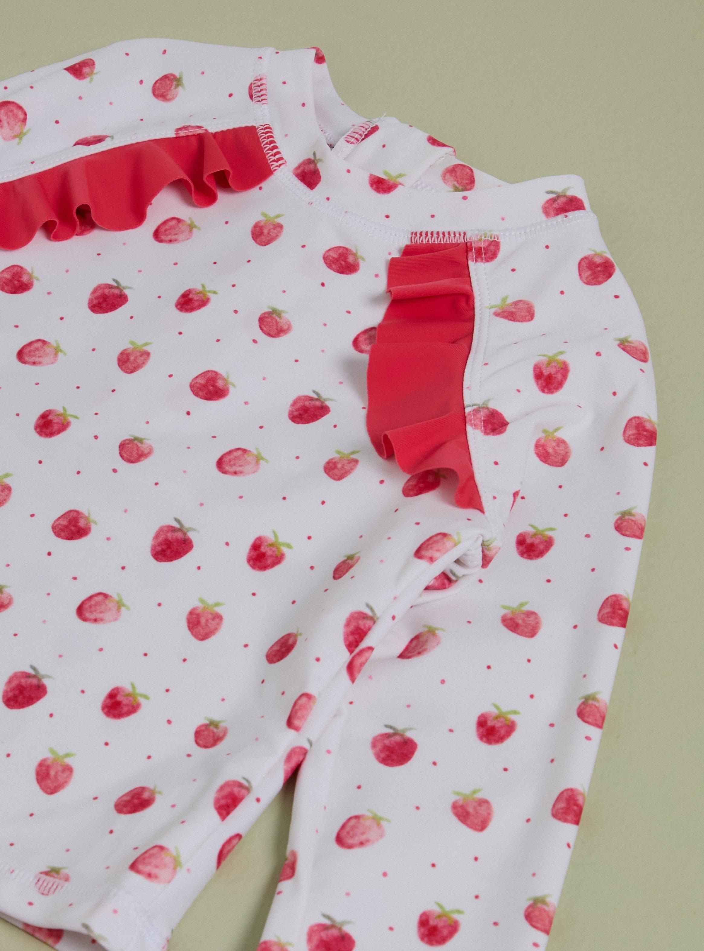 Traje de Baño 2 Piezas Estampado Frutillas-2