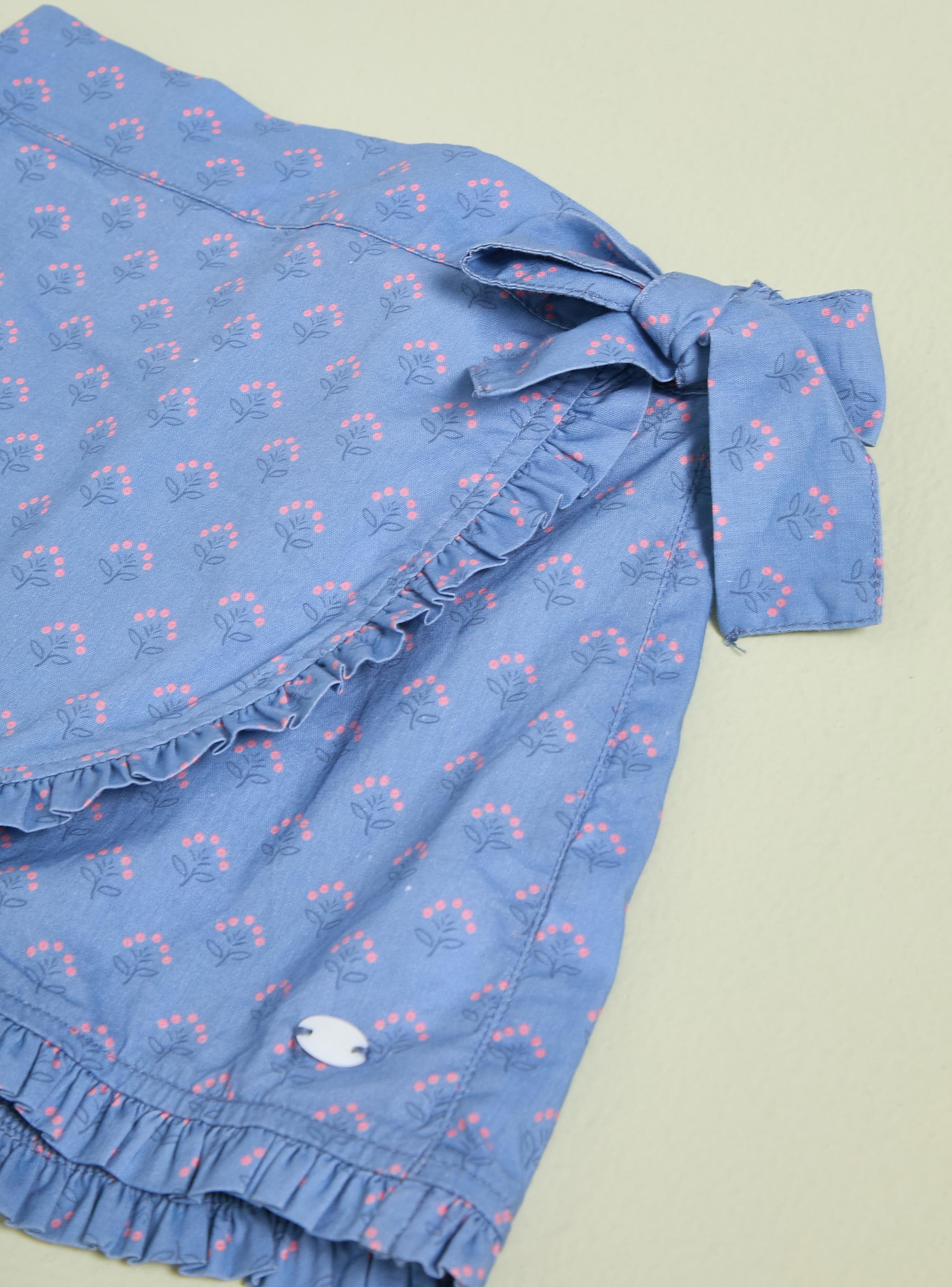 Short Skort Estampado Floral con Vuelos-2