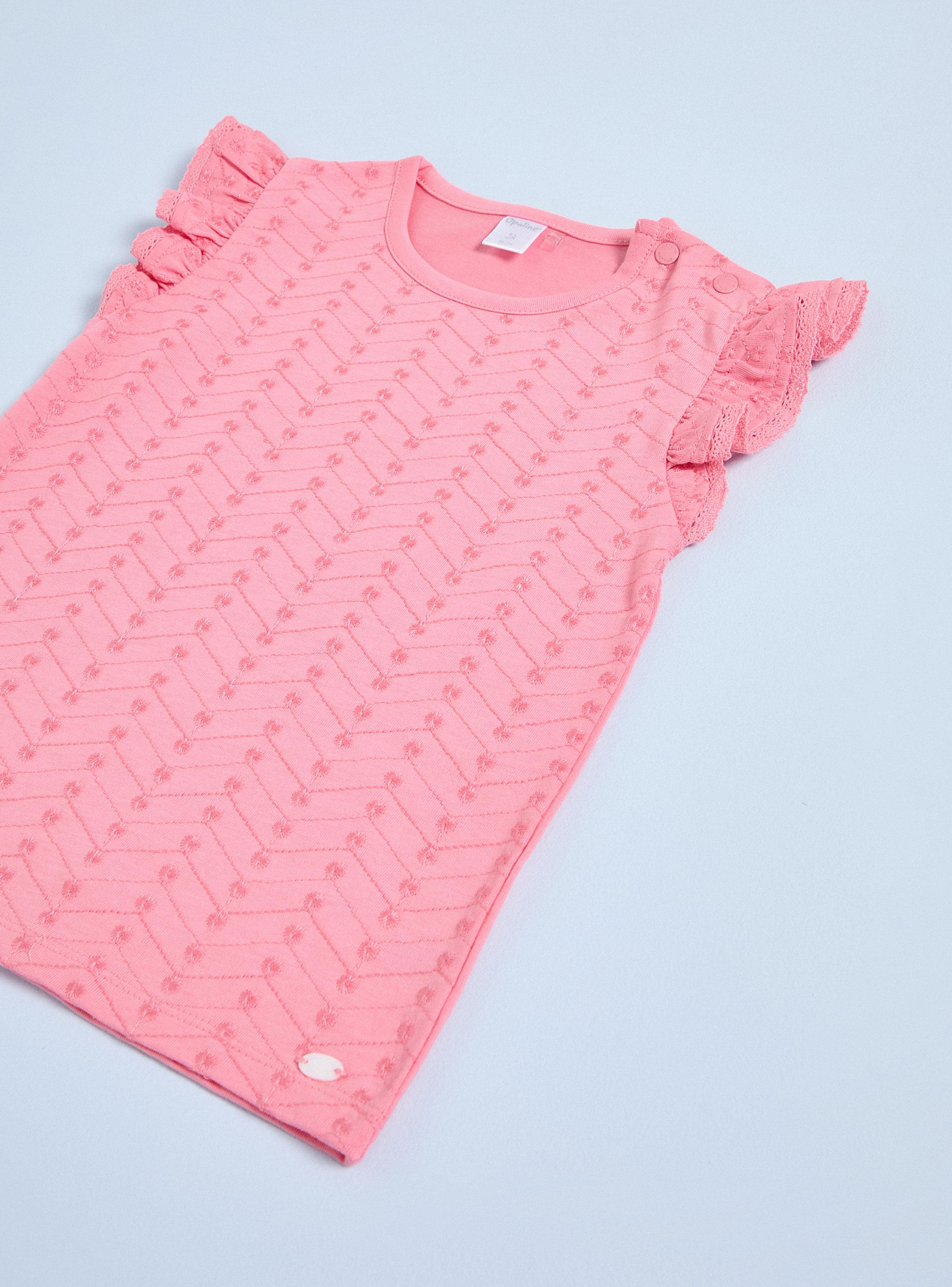 Polera Broderie Detalle Vuelos Niña-2