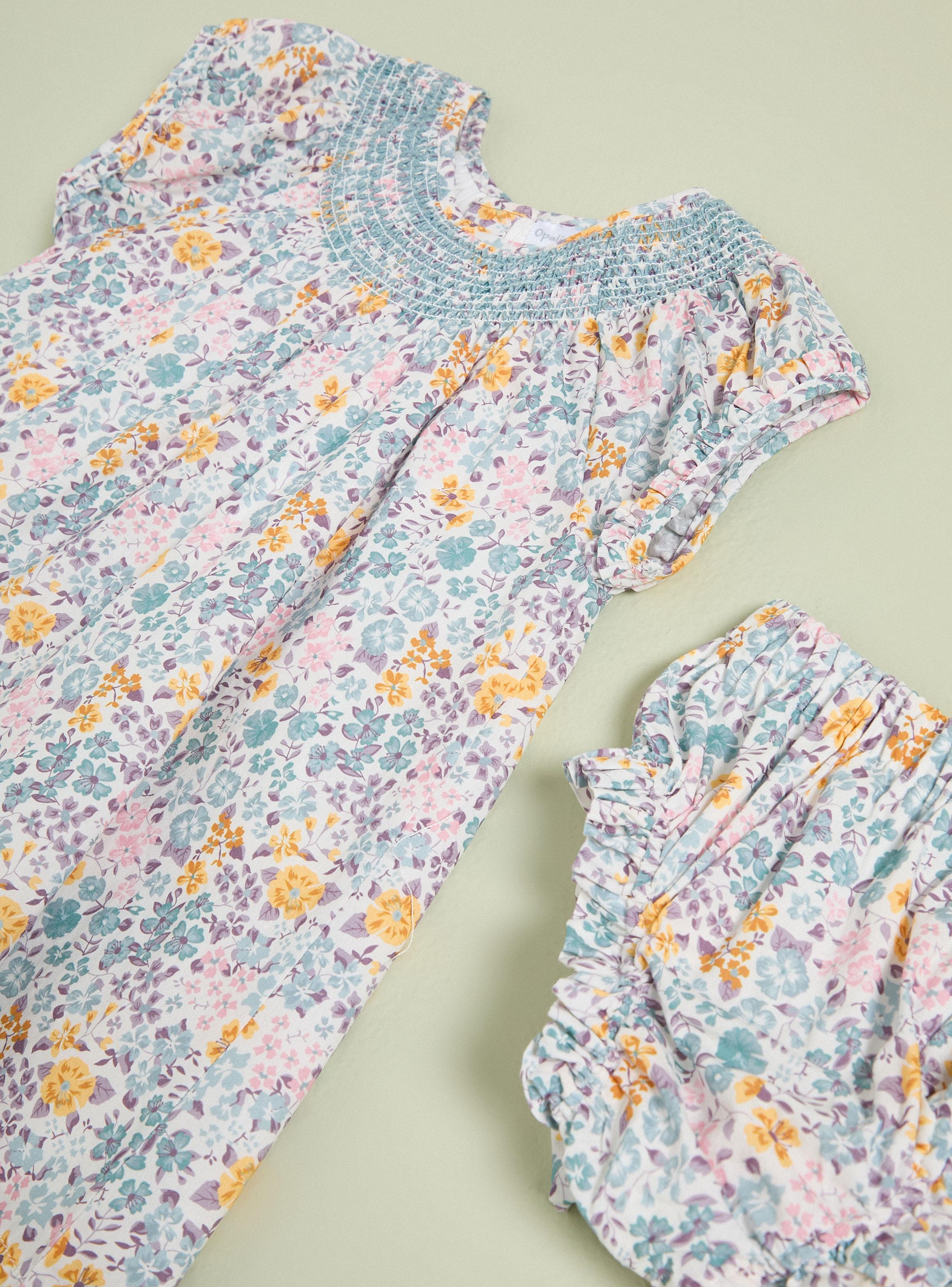 Conjunto Dos Piezas Full Estampado Floral Niña-2