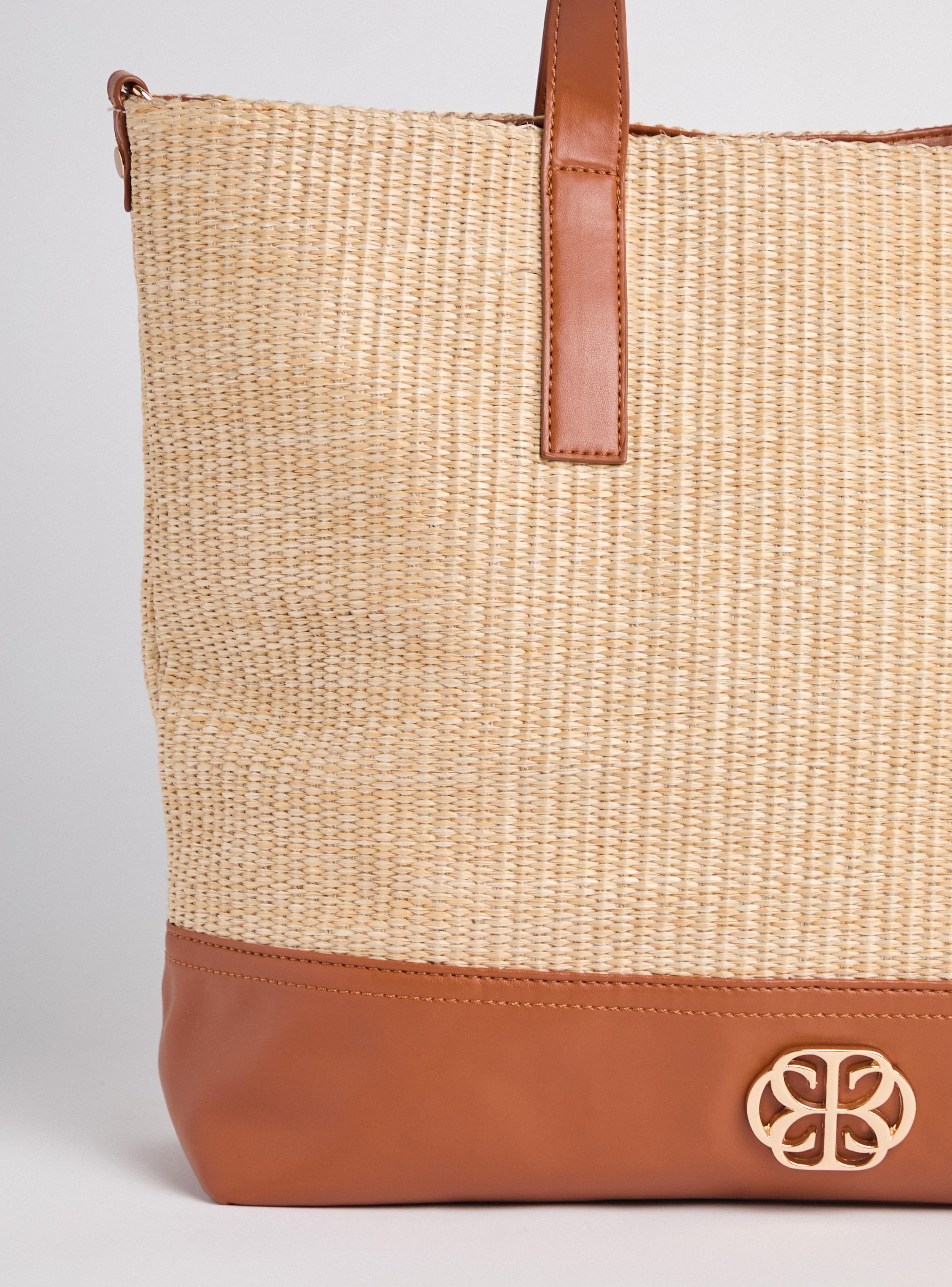 Cartera Tipo Bolso Rústico con Asas-6