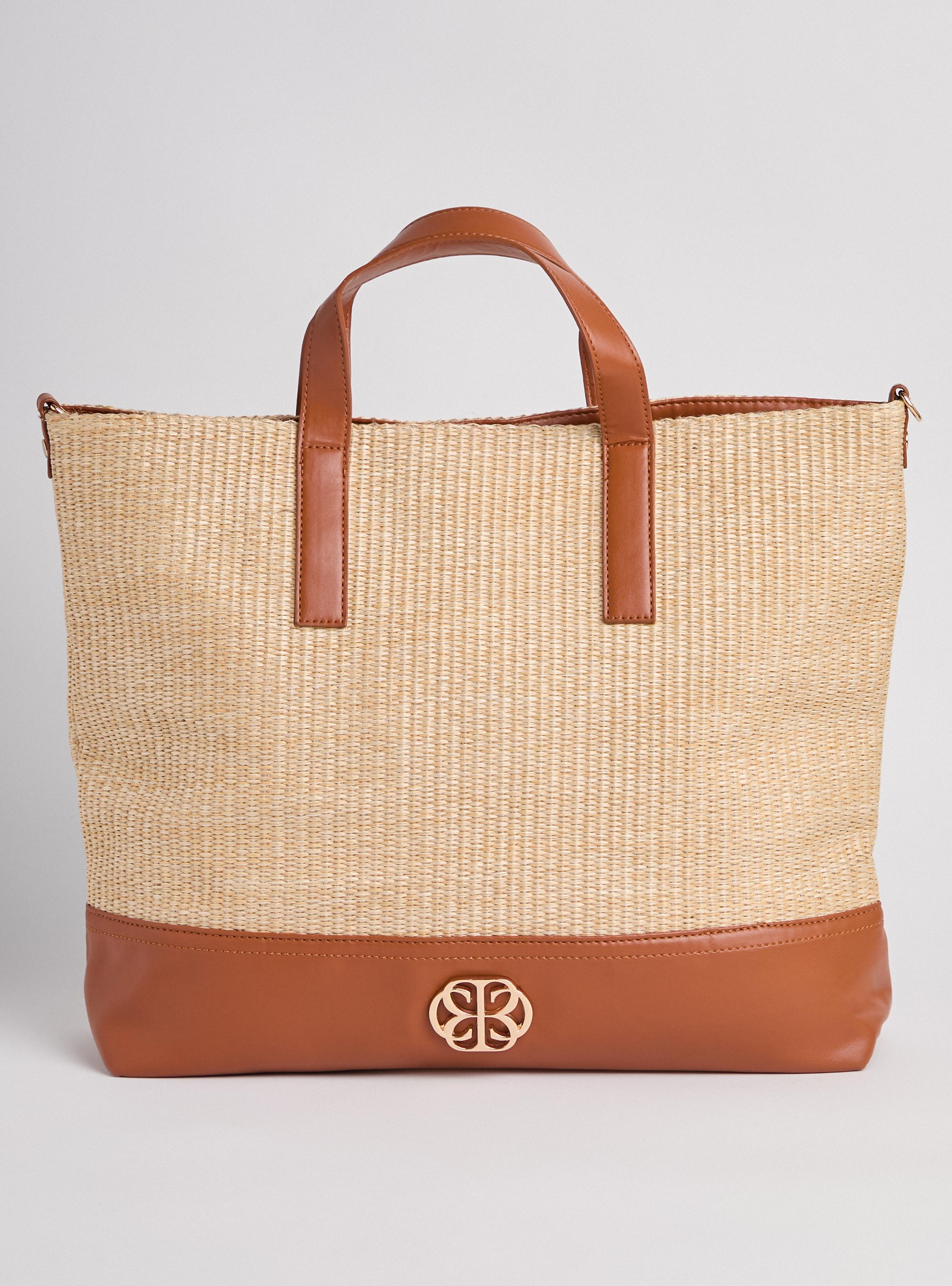 Cartera Tipo Bolso Rústico con Asas-2