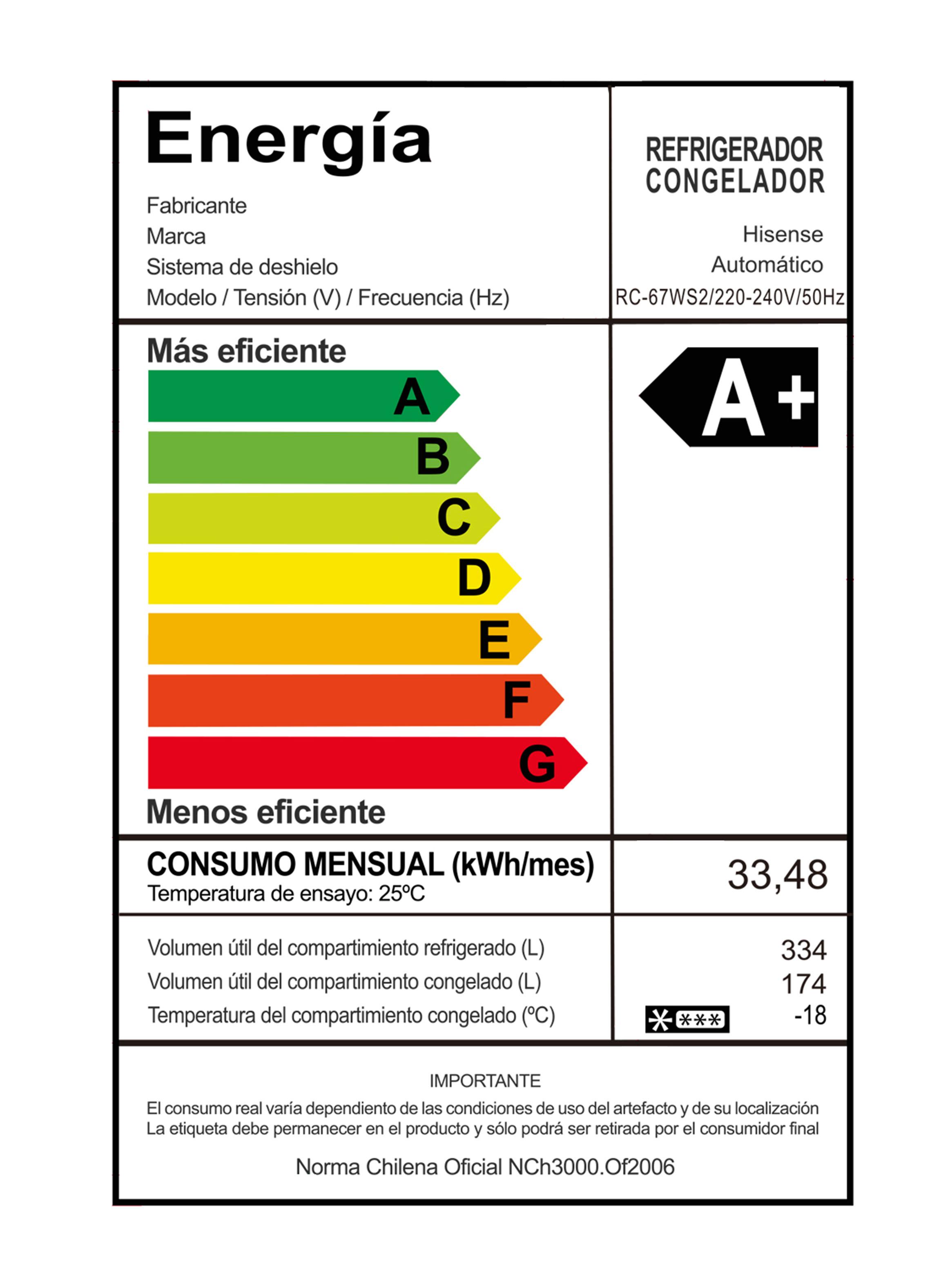 Refrigerador Side By Side No Frost 508 Litros RC-67WS2-10